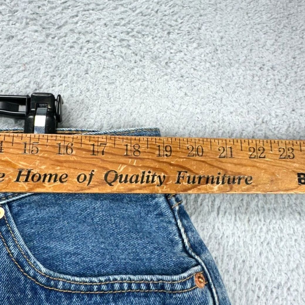 Levi's Levi's 505 Straight Jeans Men 38X32 Blue Red Tab Regular Fit 5 Pocket Denim Pants Size US 38 / EU 54 - 7 Thumbnail