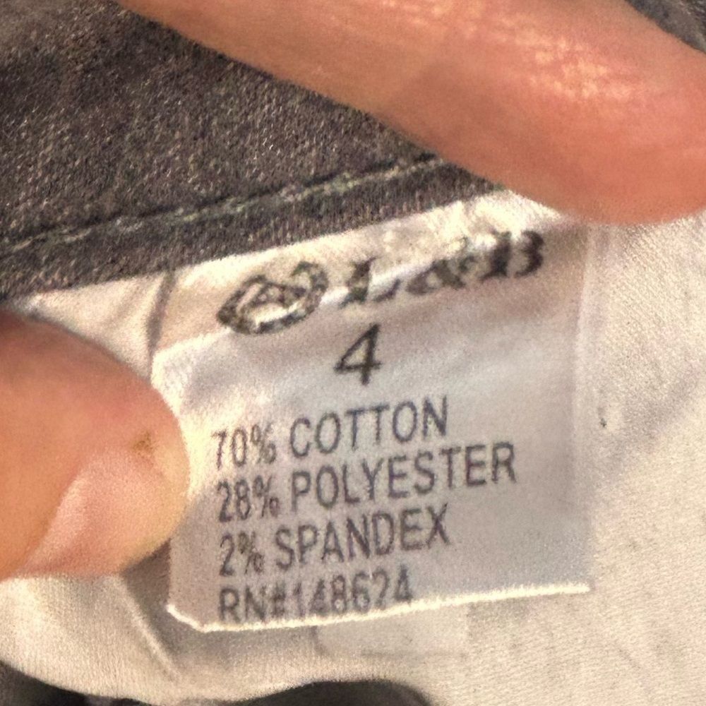 L&B L&B Lucky & Blessed Grey Cuffed Hem Jeans Size 4 Size 27" / US 4 / IT 40 - 4 Thumbnail