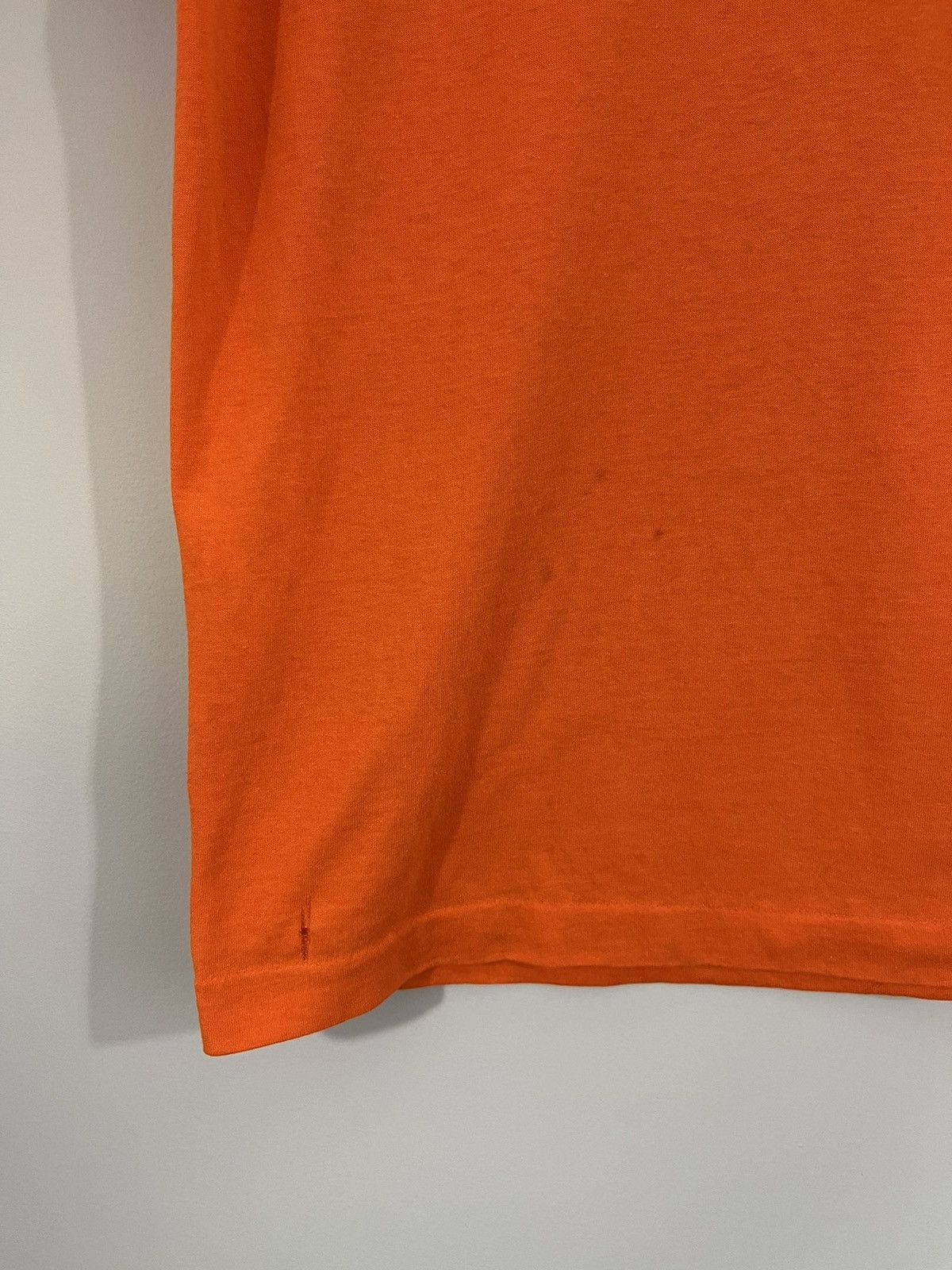 Vintage Single Stitch Blank Basic Distressed 80s Tee Size US S / EU 44-46 / 1 - 4 Thumbnail