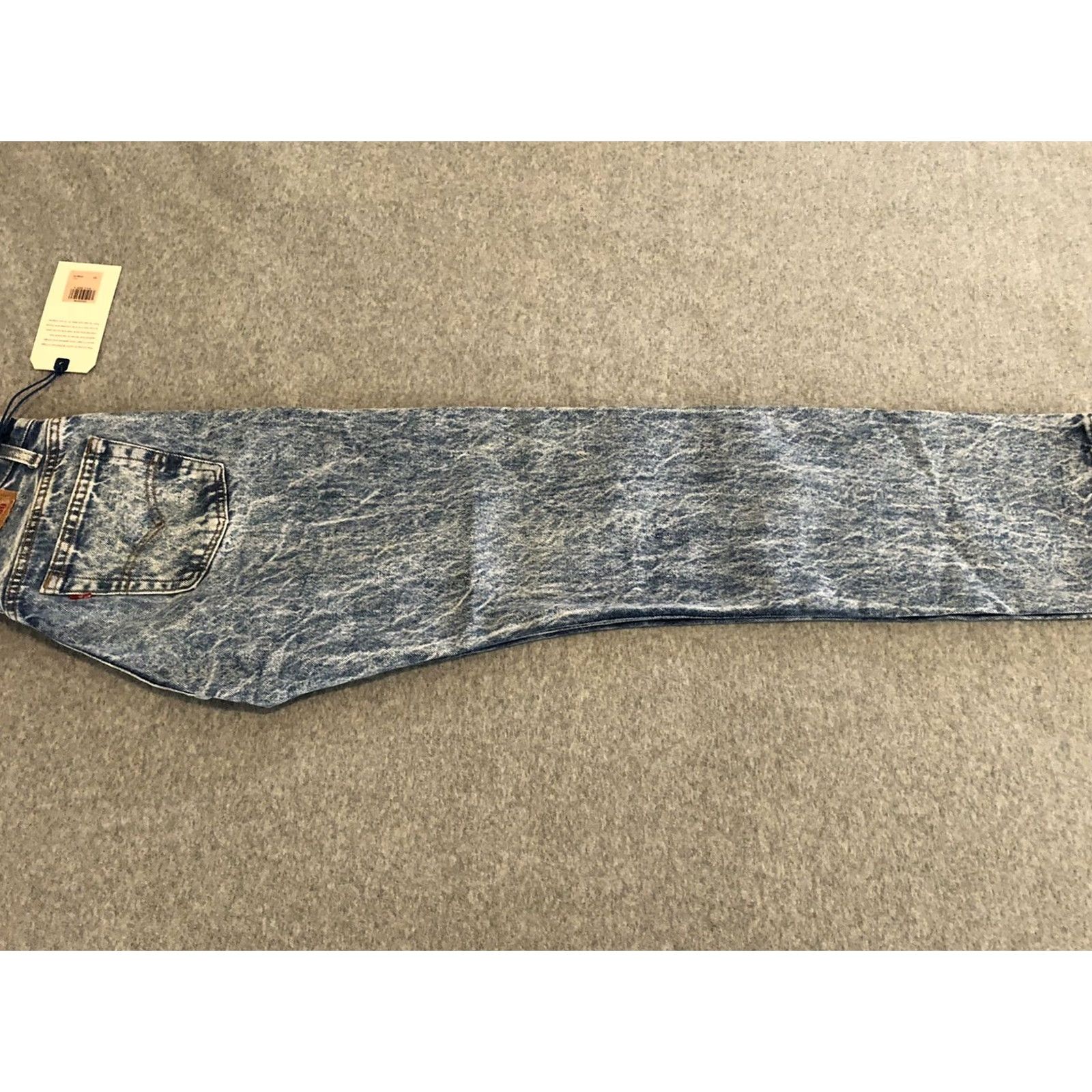 Levi's VINTAGE Levi's 501XX Authorized Jeans Made in USA LVC Mens 28x31 NWT Blue Denim Cotton Straight 501 XX USA Mens Size US 28 / EU 44 - 8 Thumbnail