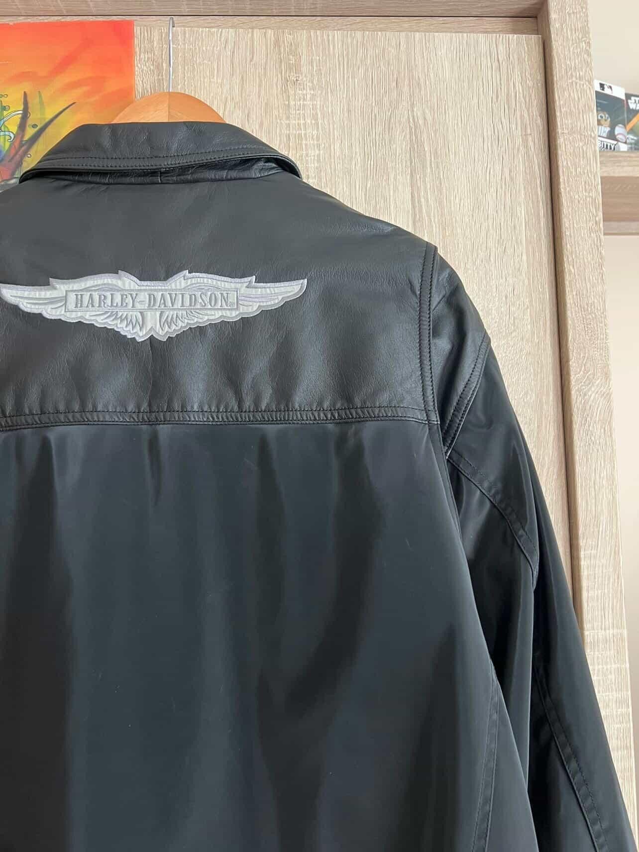 Harley Davidson Harley Davidson Hybrid Jacket Genuine leather with PVC 💥🔥 Size US XL / EU 56 / 4 - 15 Thumbnail