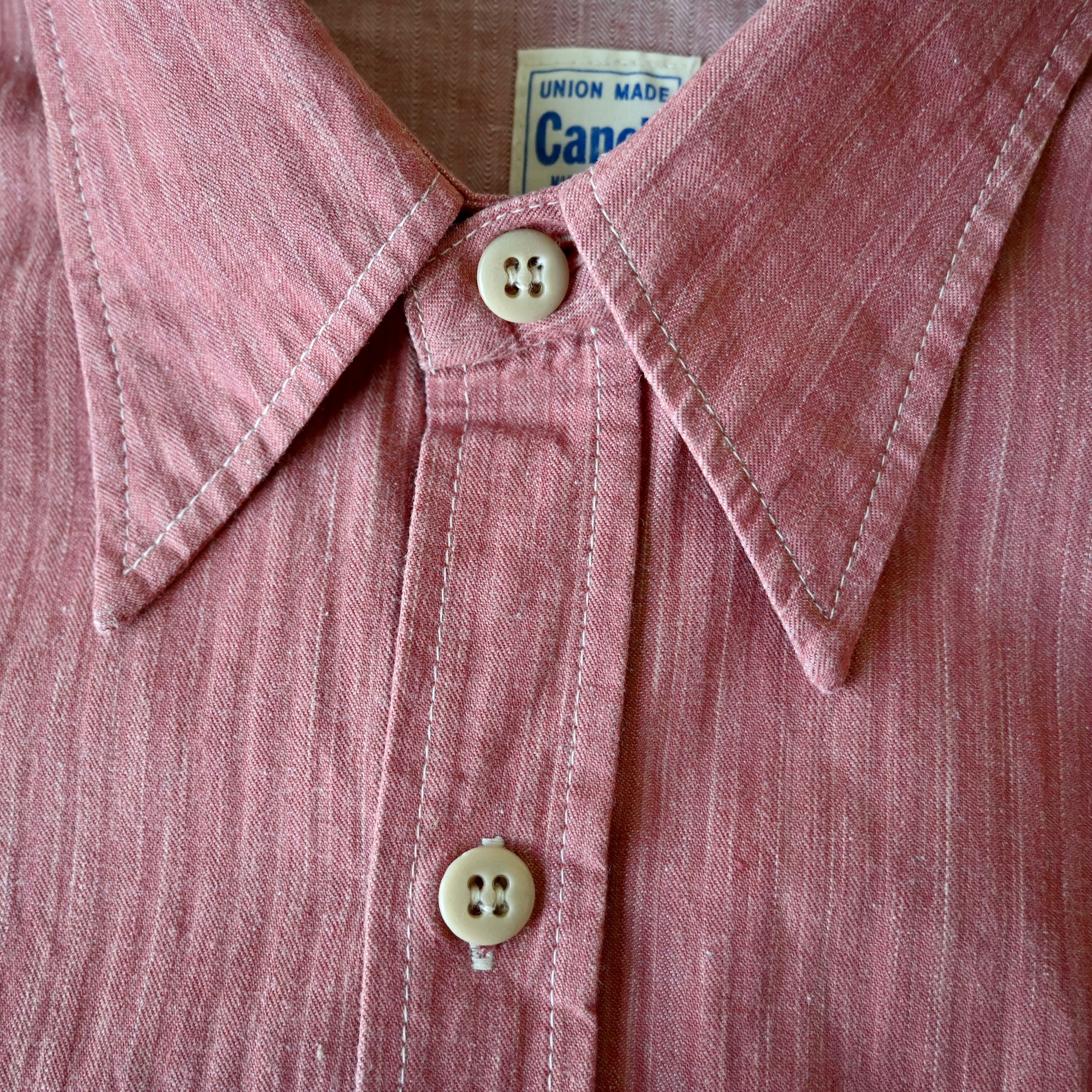 Sugar Cane VTG 1990s Sugar Cane work shirt, HBT cotton, made in Japan Size US L / EU 52-54 / 3 - 17 Thumbnail