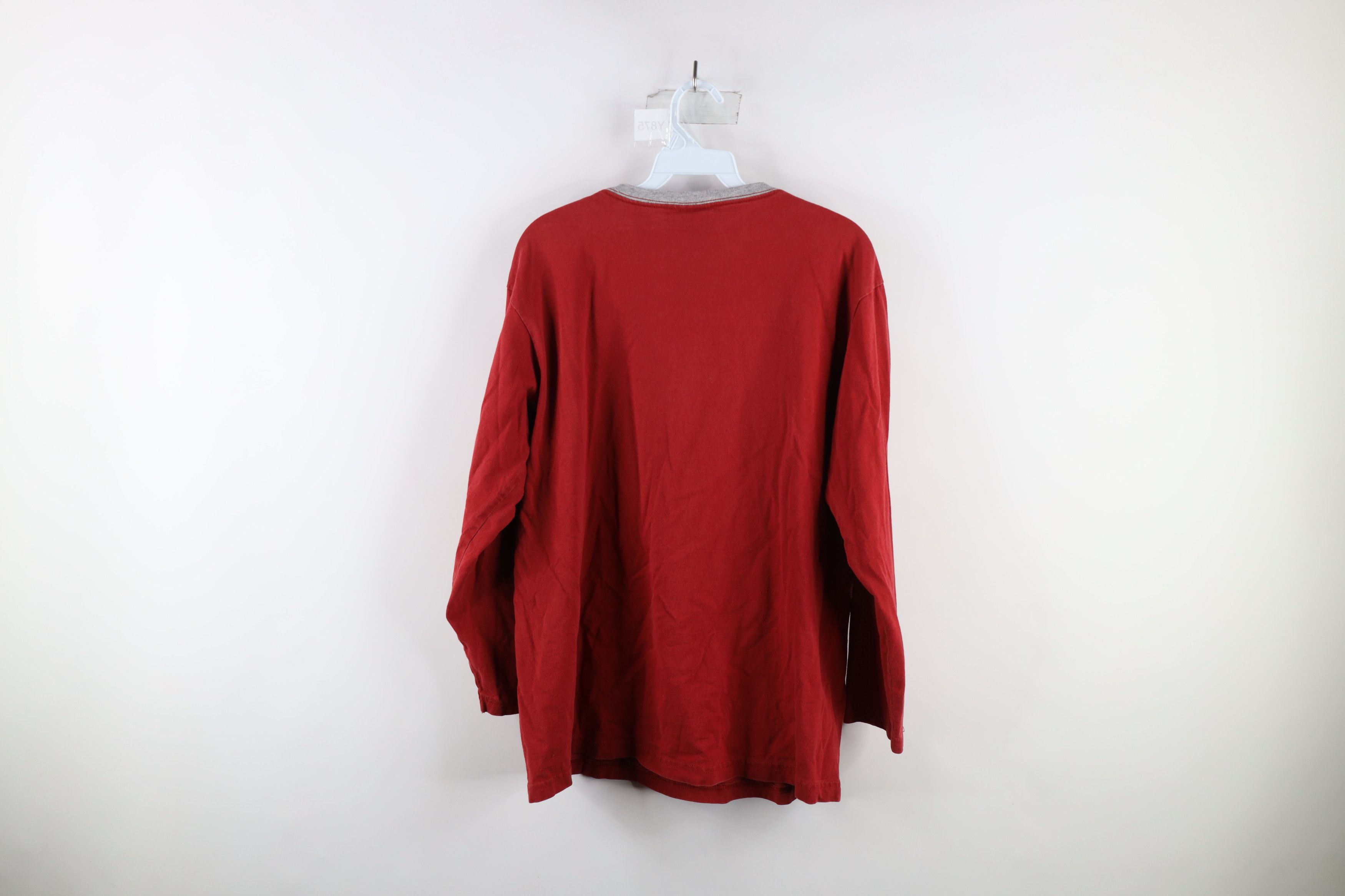 Tommy Hilfiger × Vintage Vintage 90s Tommy Hilfiger Big Logo Long Sleeve T-Shirt USA Size US L / EU 52-54 / 3 - 8 Thumbnail