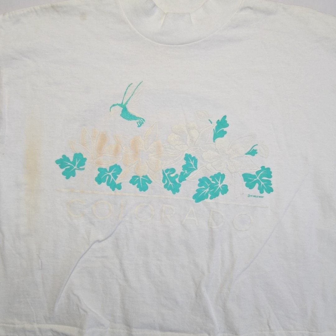 Vintage Vintage Grand Canyon Shirt White L Cropped Test Print Tee Size L / US 10 / IT 46 - 6 Thumbnail