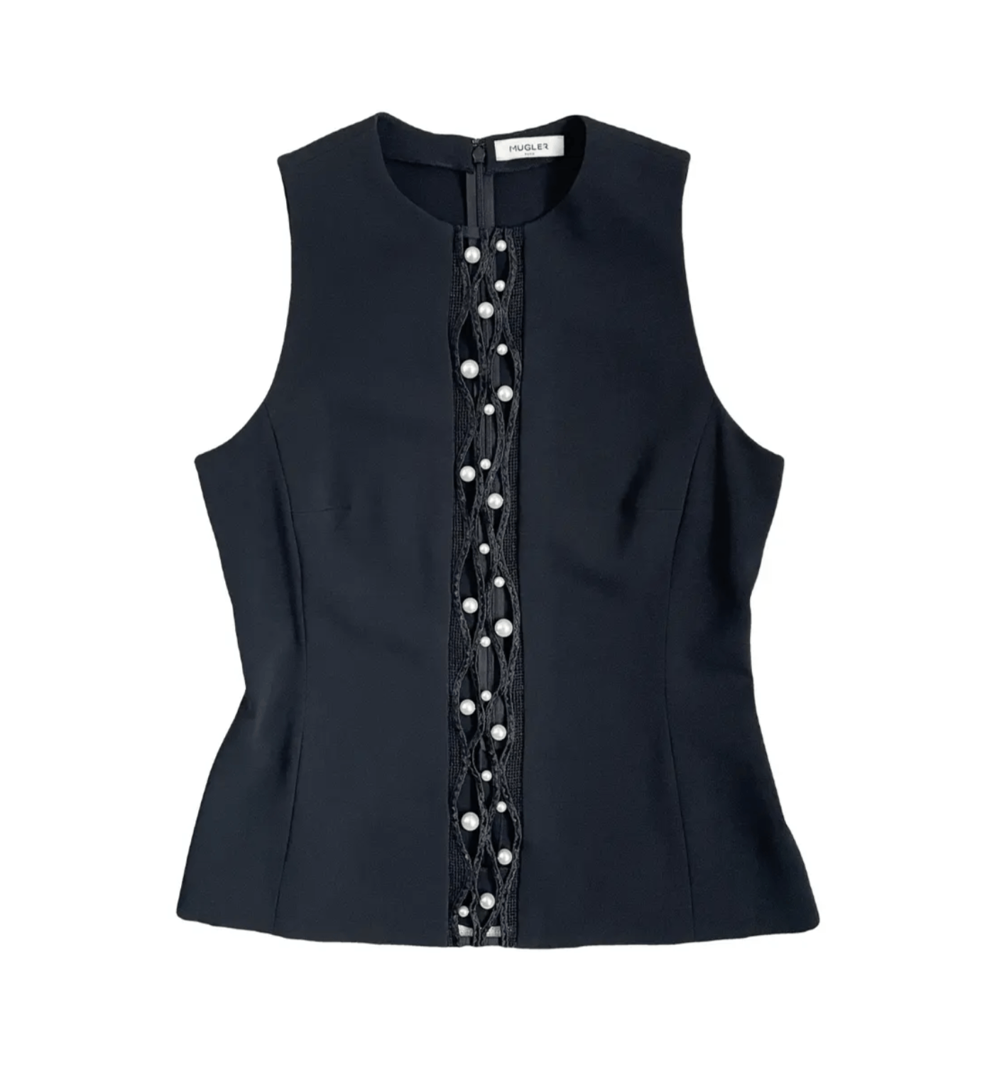 Mugler pearl top Size M / US 6-8 / IT 42-44 - 1 Thumbnail