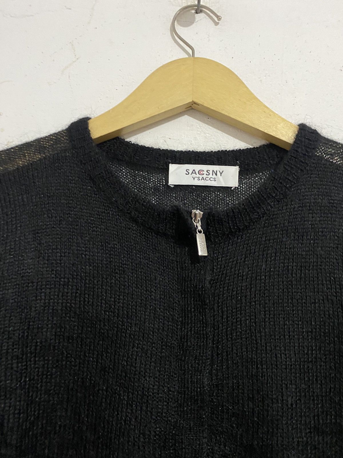 Japanese Brand 🖤BLACKDAY🖤Y'sacca japanese yohjiyamamoto knitted zipper Size US S / EU 44-46 / 1 - 2 Thumbnail