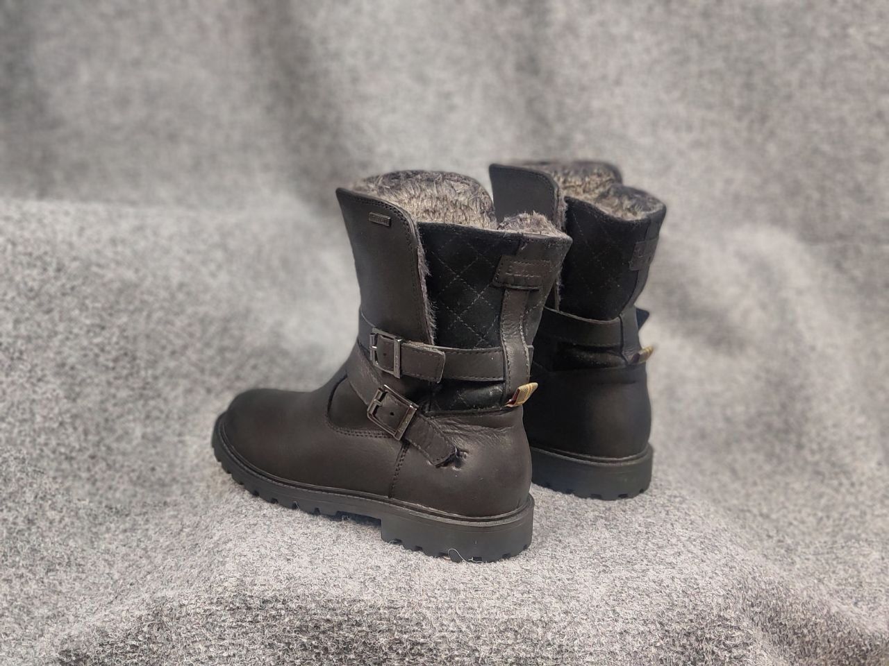 Barbour Barbour Sycamore Leather Waterproof Fur Lined Ankle Boots Size US 7 / IT 37 - 7 Thumbnail