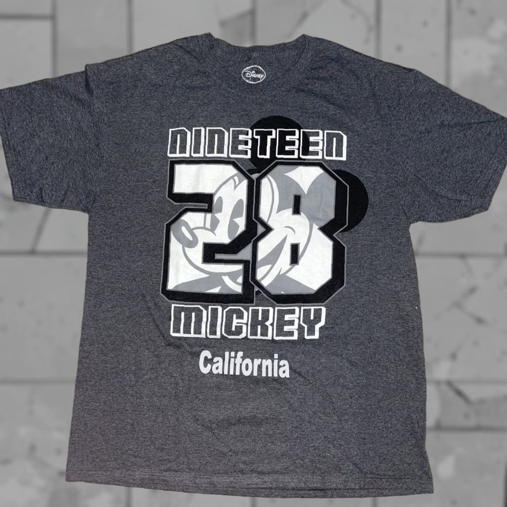 Disney VINTAGE Disney 1928 Mickey California t-shirt Mens L White T-Shirt Size US L / EU 52-54 / 3 - 1 Thumbnail
