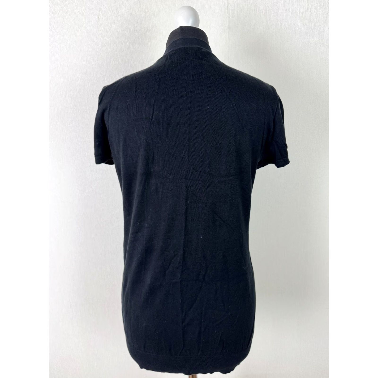 Ralph Lauren Ralph Lauren womens cotton cardigan Size L black short sleeve Size S / US 4 / IT 40 - 3 Thumbnail