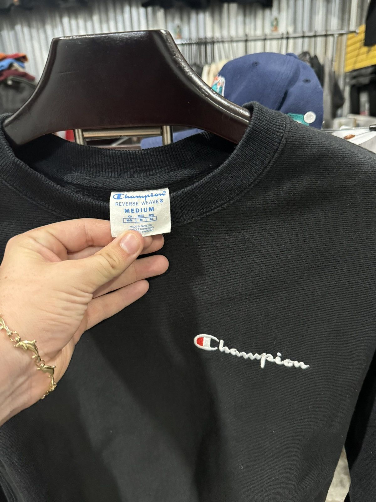 Champion × Vintage 90s Reverse Weave Champion Sweater Medium Size US M / EU 48-50 / 2 - 2 Thumbnail