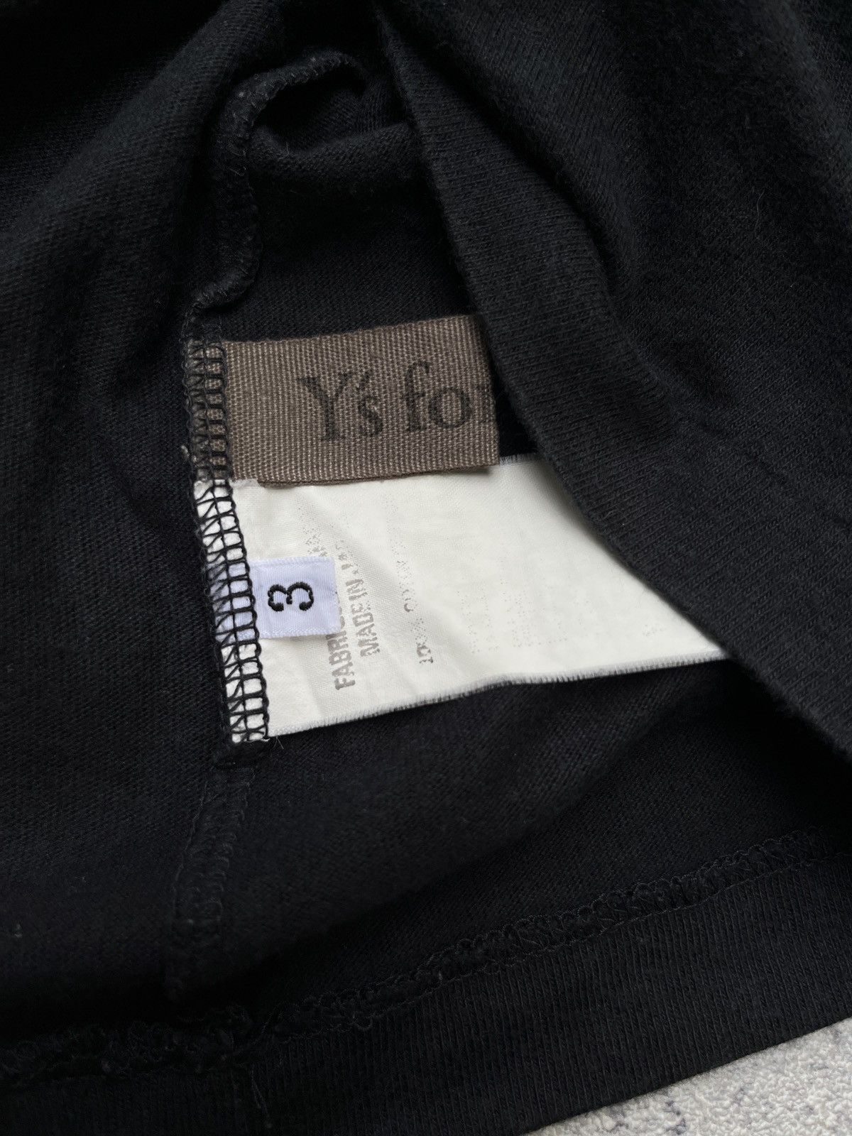 Y's for Men 1990’s Y’s for men Long Sleeve Tee Size US L / EU 52-54 / 3 - 3 Thumbnail