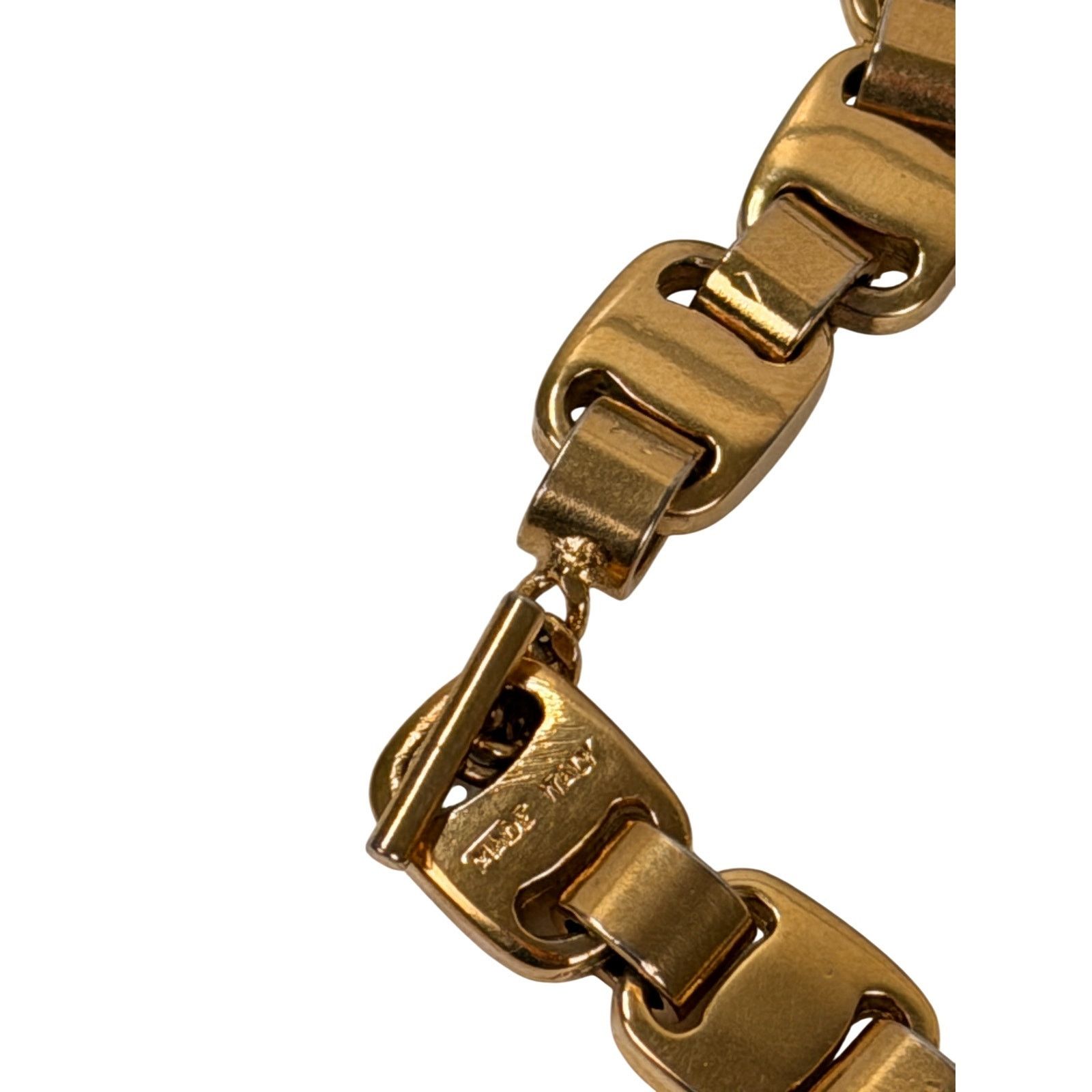 Salvatore Ferragamo Salvatore Ferragamo Gold Plated Chain Vintage Necklace Size ONE SIZE - 6 Thumbnail