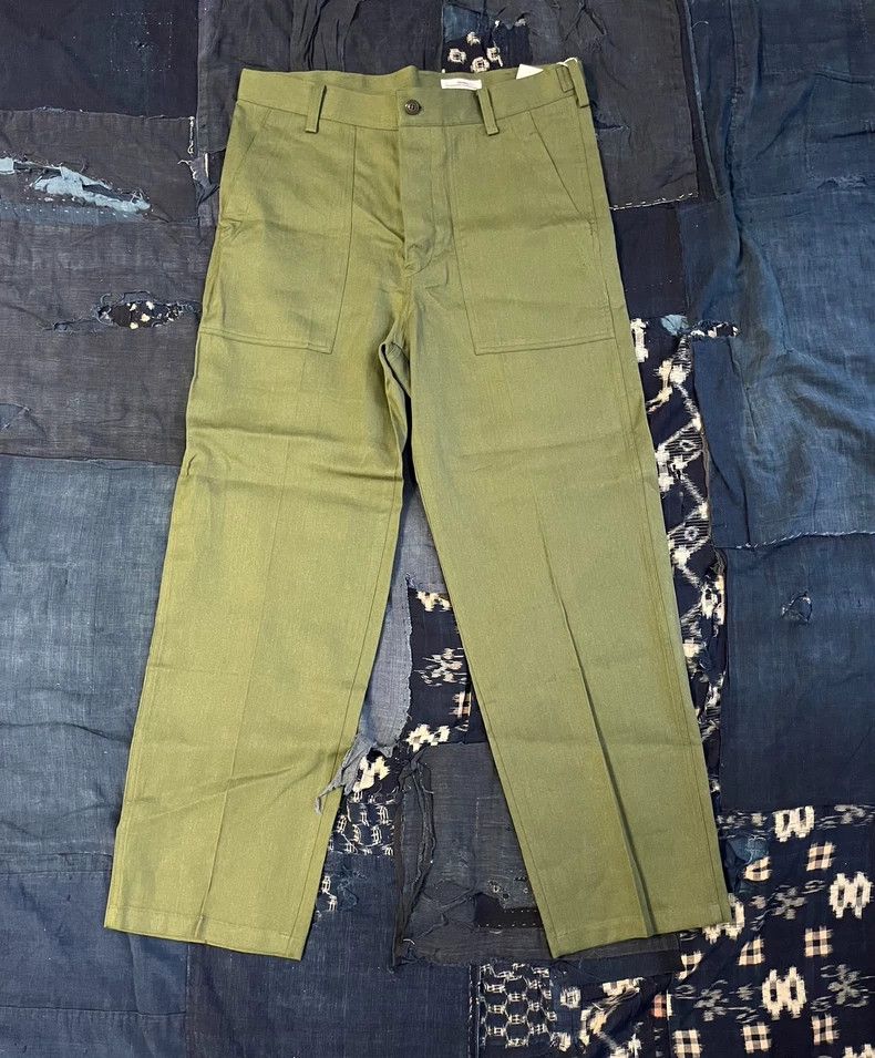 Visvim VISVIM 22SS ALDA PANTS Olive Green Size US 31 - 1 Thumbnail