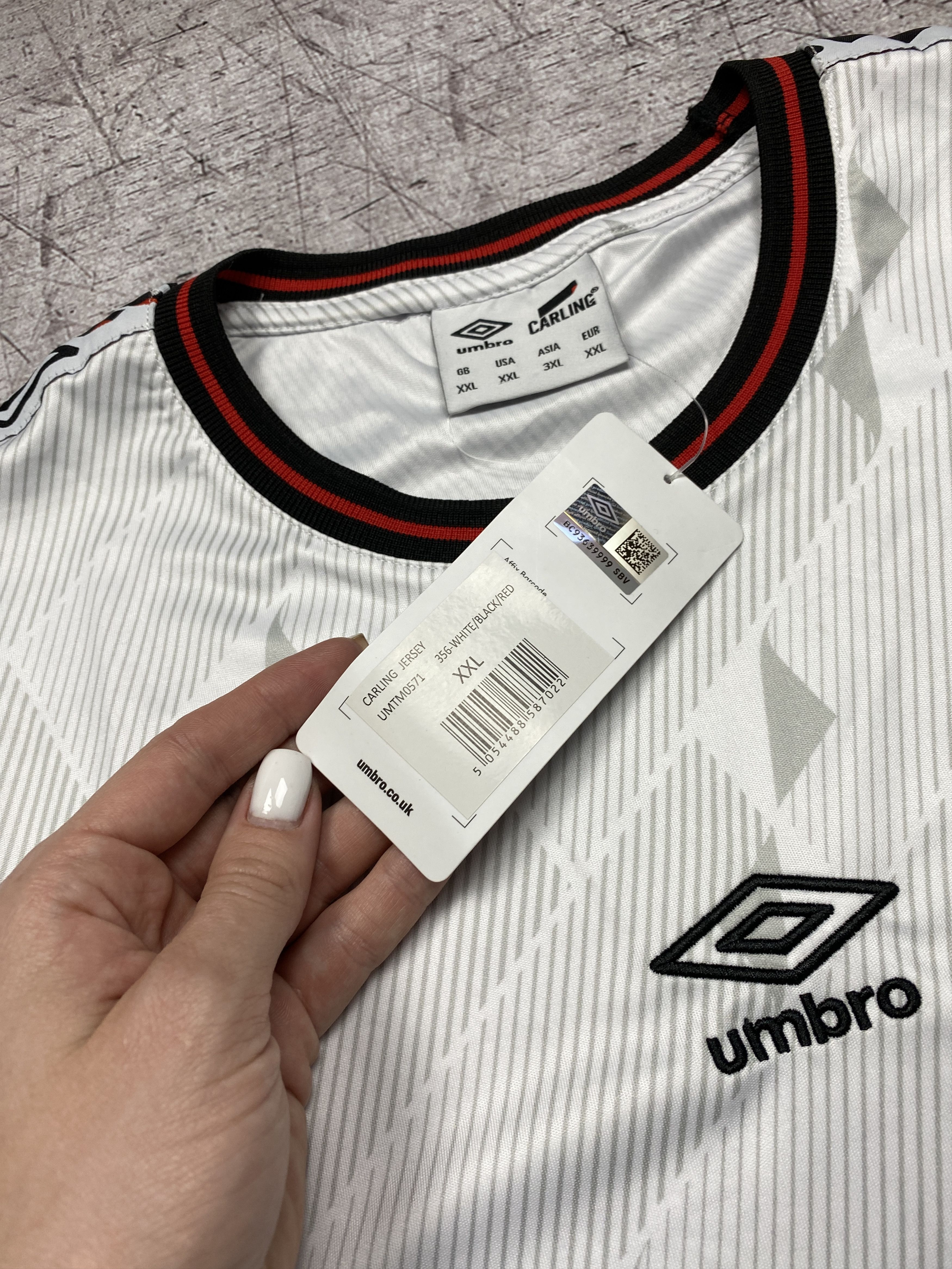 Umbro × Vintage NEW Umbro Carling Mens T-Shirt Jerset Size US XXL / EU 58 / 5 - 4 Thumbnail