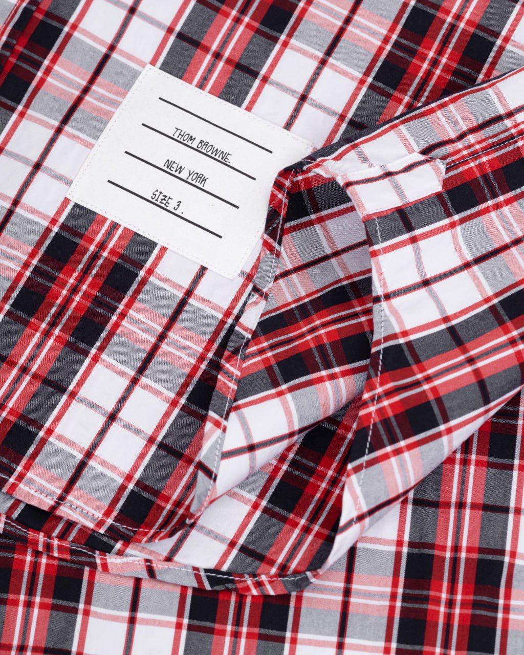 Thom Browne THOM BROWNE tartan check poplin shirt Size US L / EU 52-54 / 3 - 5 Thumbnail