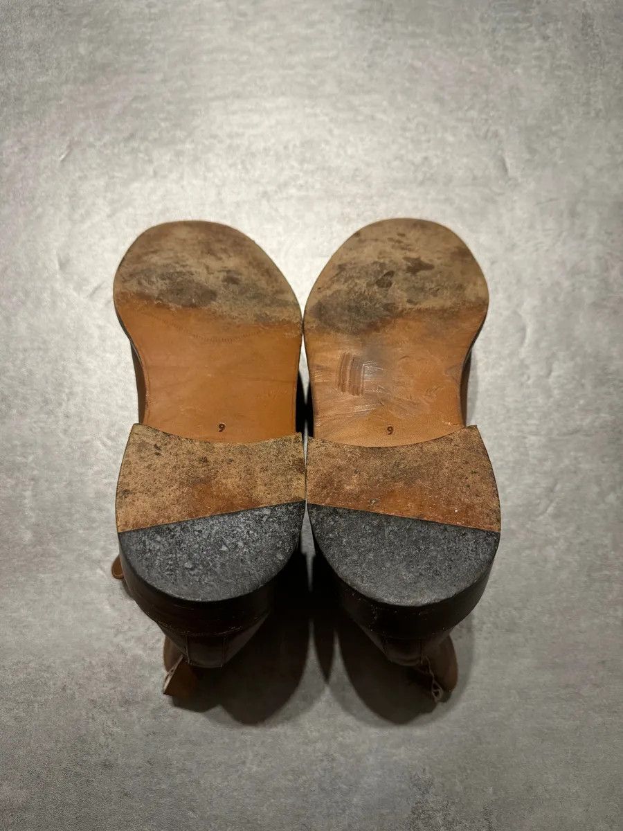 Giorgio Armani 2000s Giorgio Armani Brown Italian Leather Boots Size US 9.5 / EU 42-43 - 5 Thumbnail