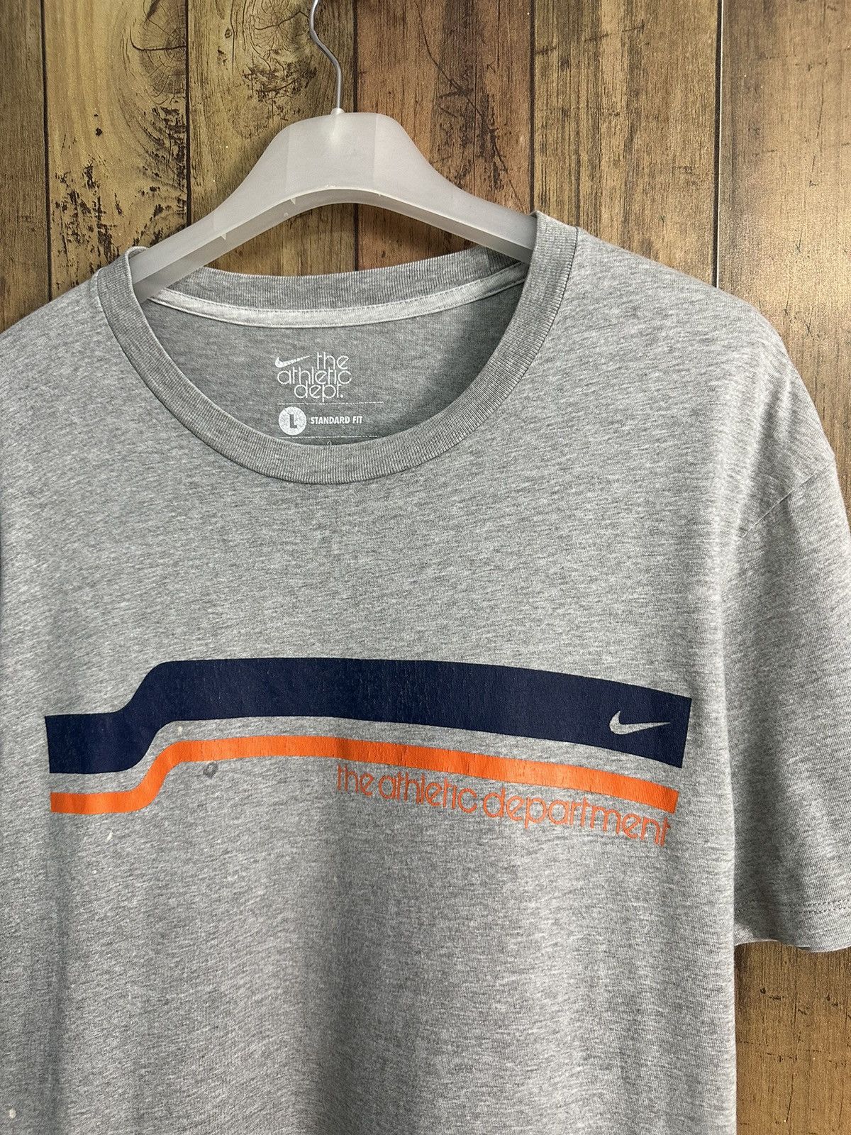 Nike Nike Athletic Dept Tshirt Made In Malaysia A386 Size US L / EU 52-54 / 3 - 2 Thumbnail