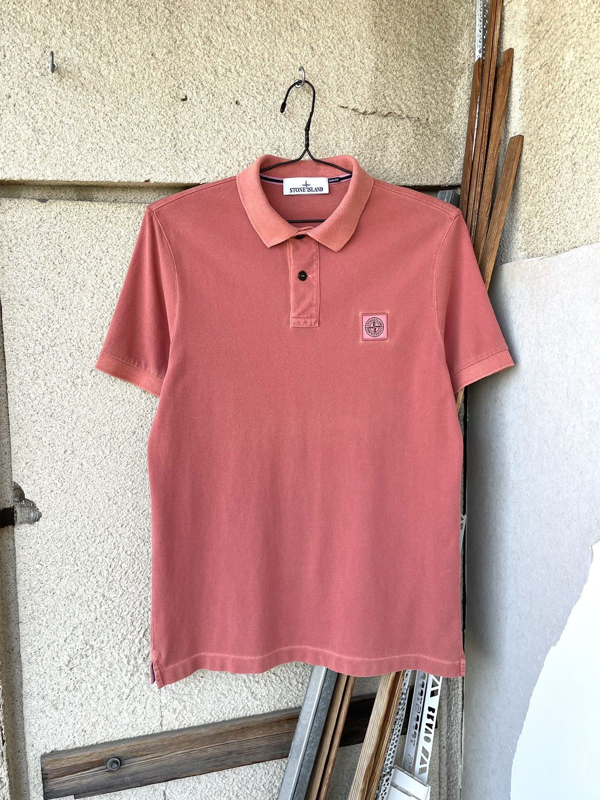 Stone Island Stone Island Patch Program Pigment Dyed Polo T Shirt Size US S / EU 44-46 / 1 - 2 Thumbnail