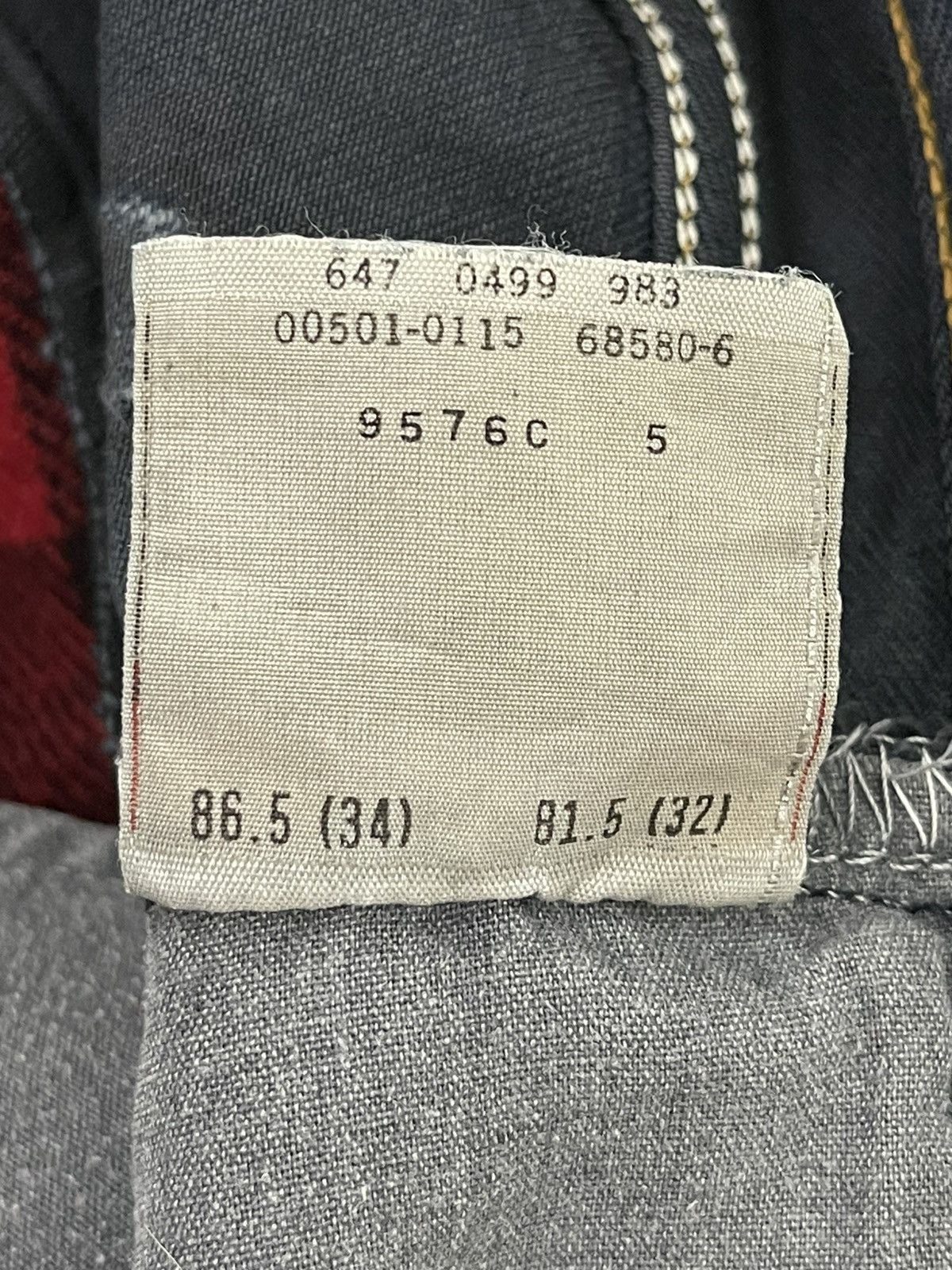 Sonic Lab Vtg 1999 Levi’s 501 Rebuild by Sonic Lab Japan 6🟦6 Size US 33 - 23 Thumbnail