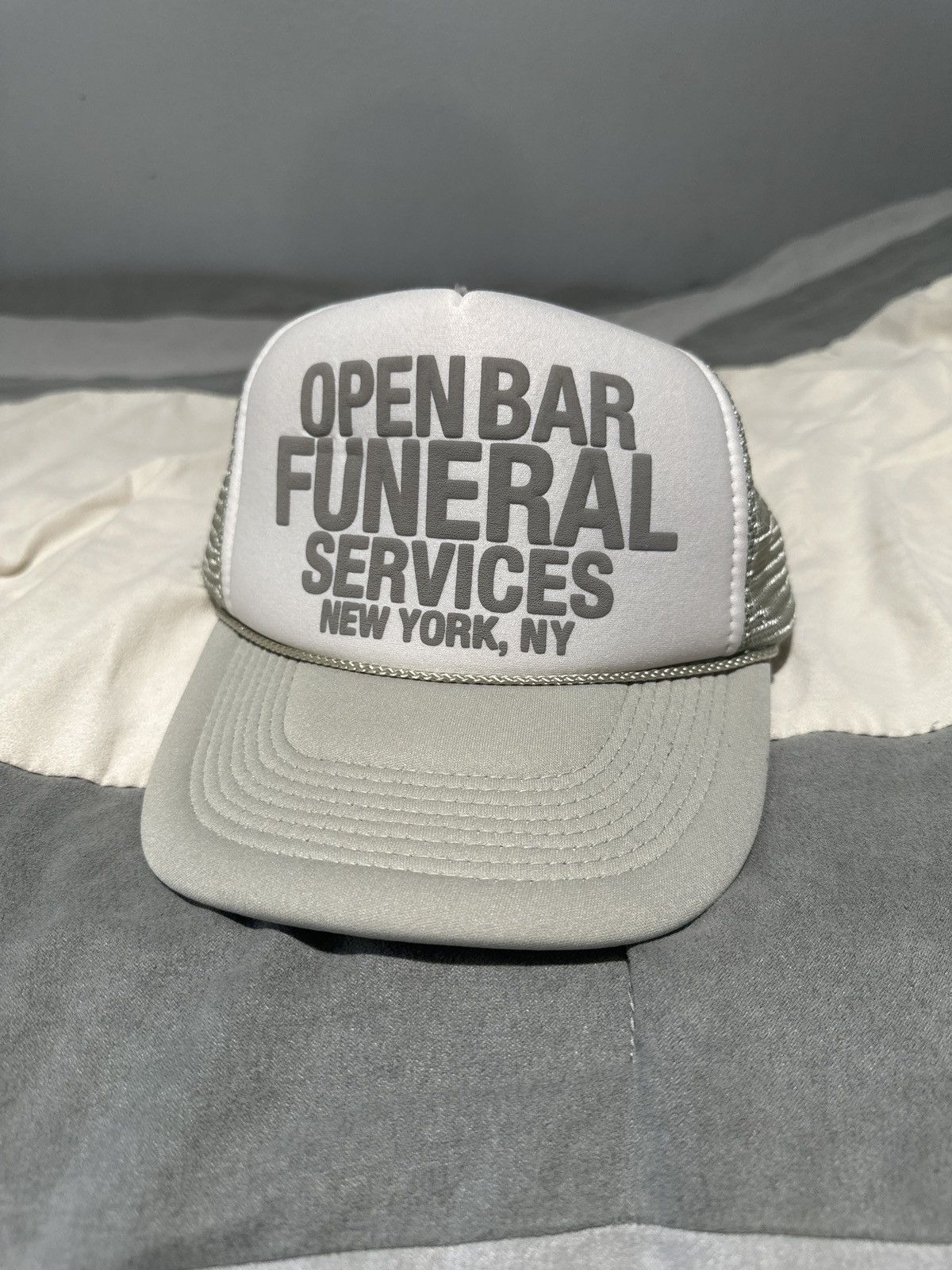 Jazz Trucker Hat - Vintage Grey – Open Bar Funeral