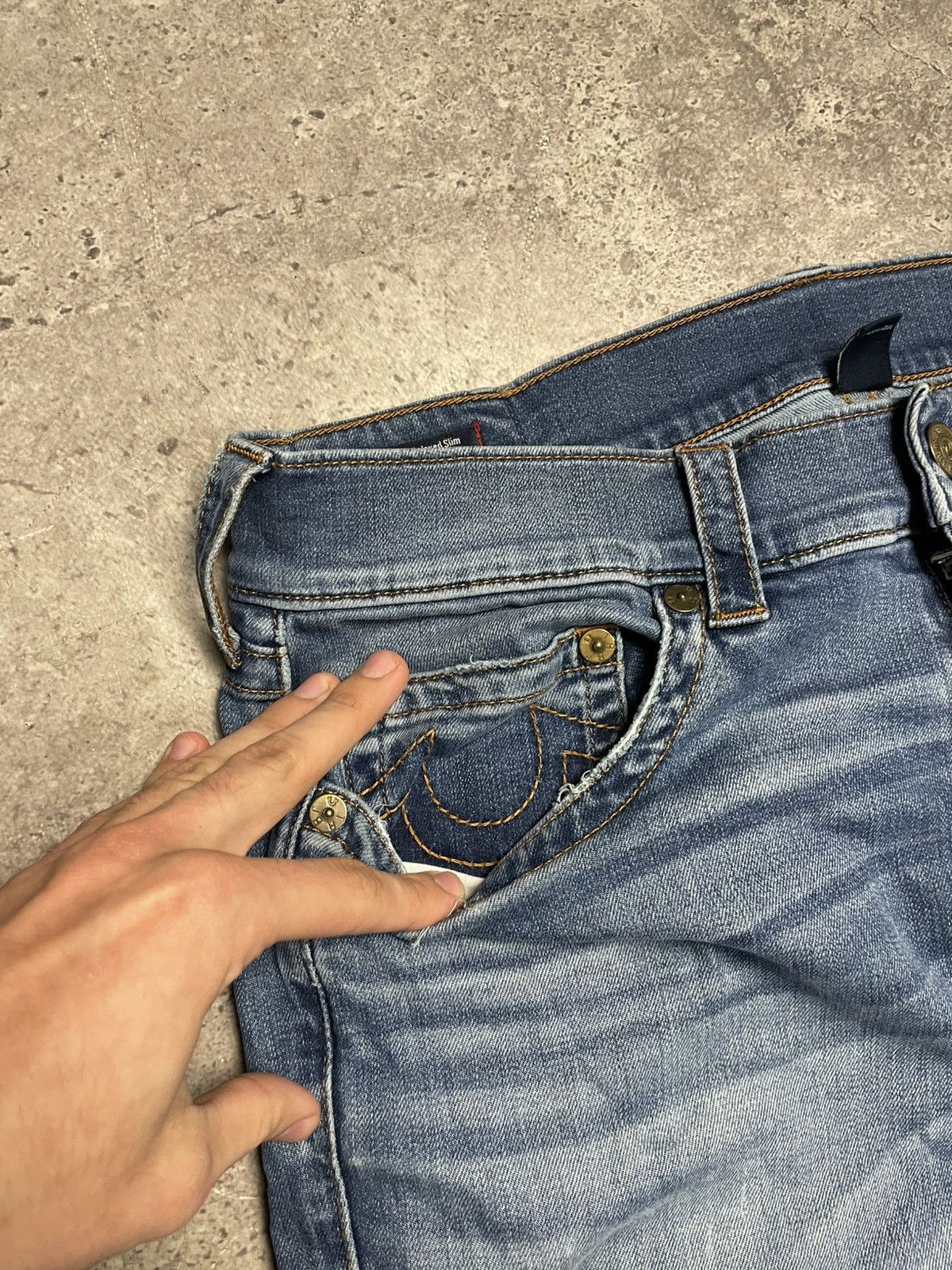 True Religion Vintage True Religion Jeans Size 34 GENO Blue Size US 34 / EU 50 - 9 Thumbnail