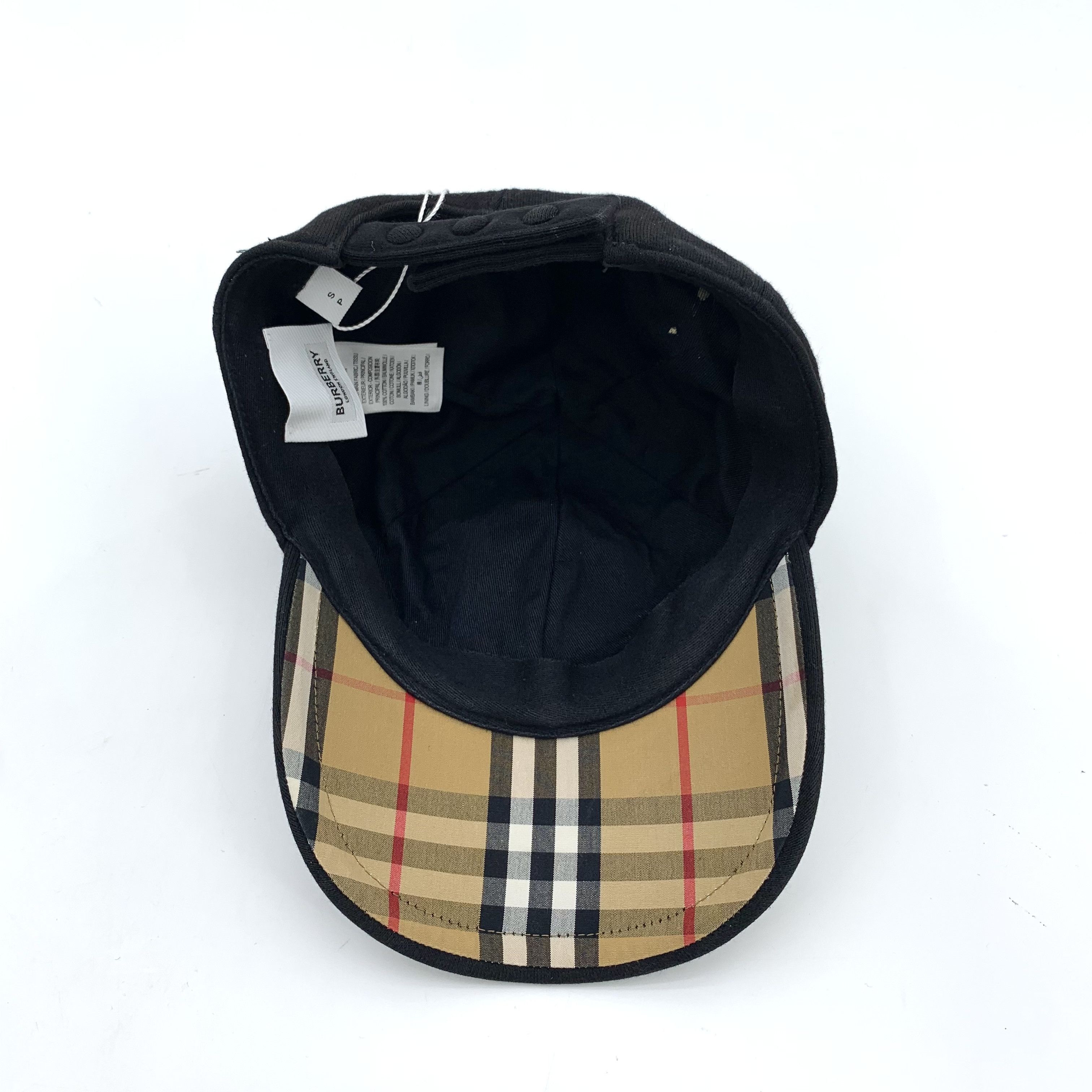 Japanese Brand Burberry TB Embroidered Cotton Cap (S) Size ONE SIZE - 6 Thumbnail