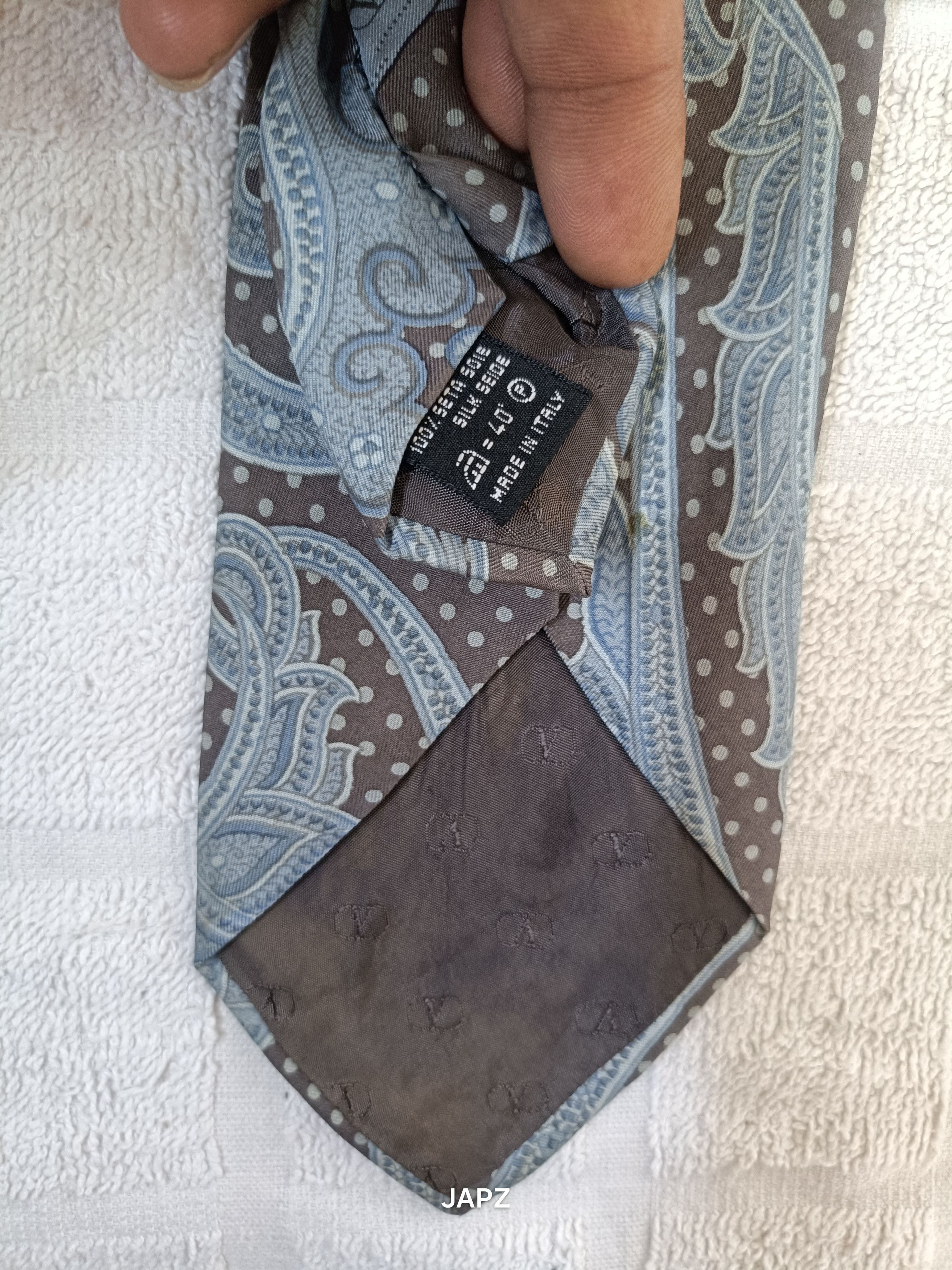 Valentino Vintage Valentino paisley silk tie Size ONE SIZE - 6 Thumbnail