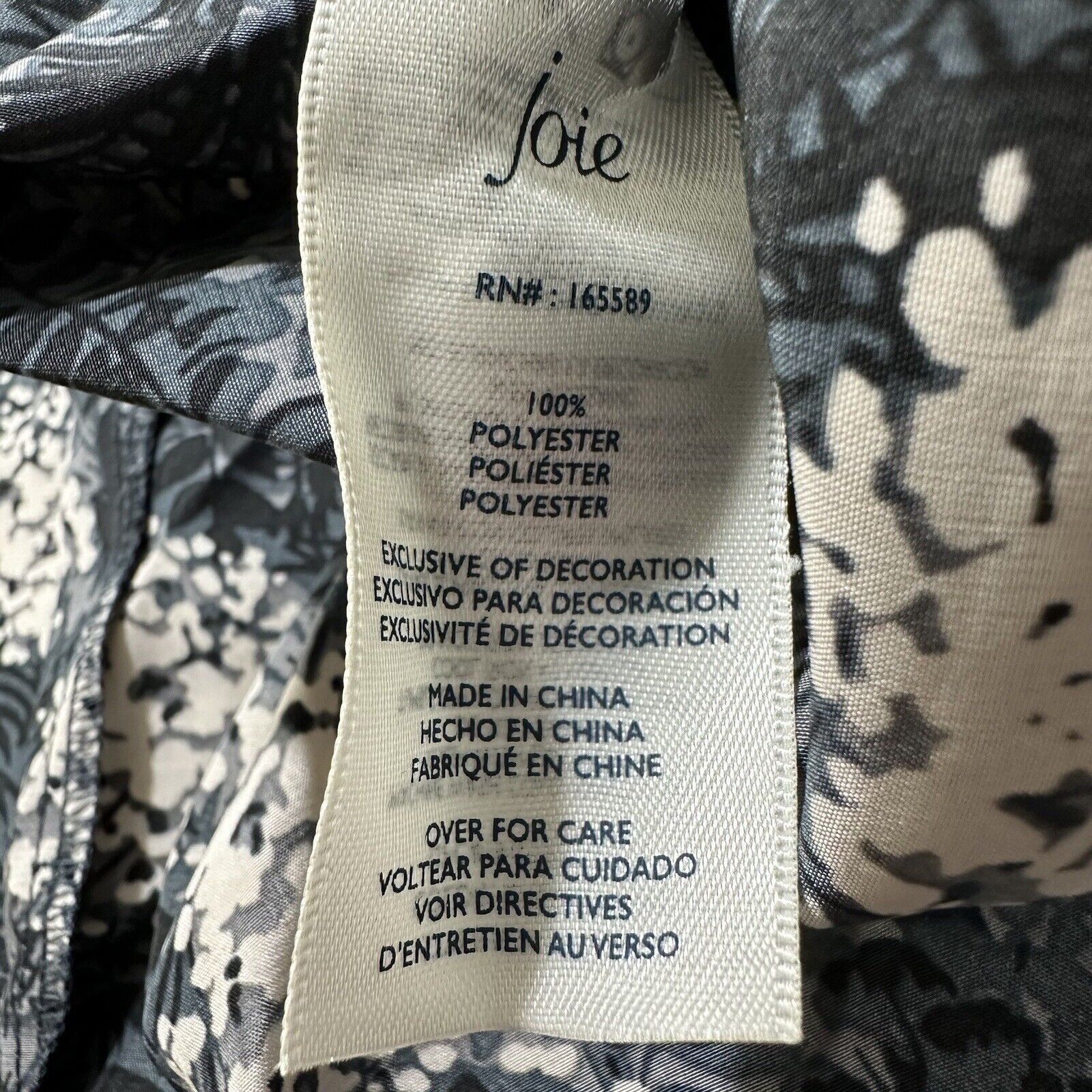 Joie Joie XL Lightweight Tank Top Floral Pullover Blouse Gray Size XL / US 12-14 / IT 48-50 - 12 Thumbnail