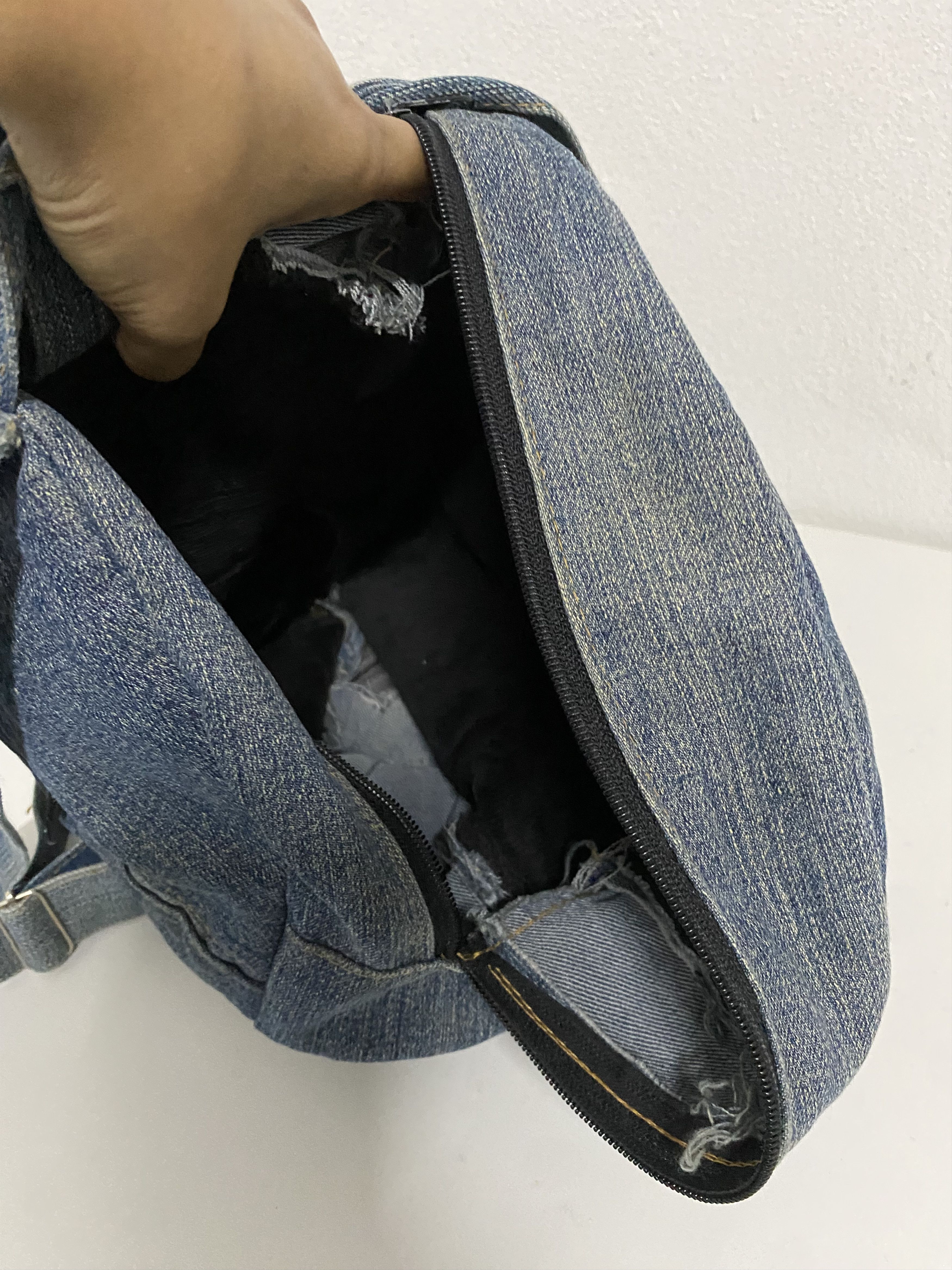 Handmade Custom Handmade Denim Backpack Size ONE SIZE - 8 Thumbnail