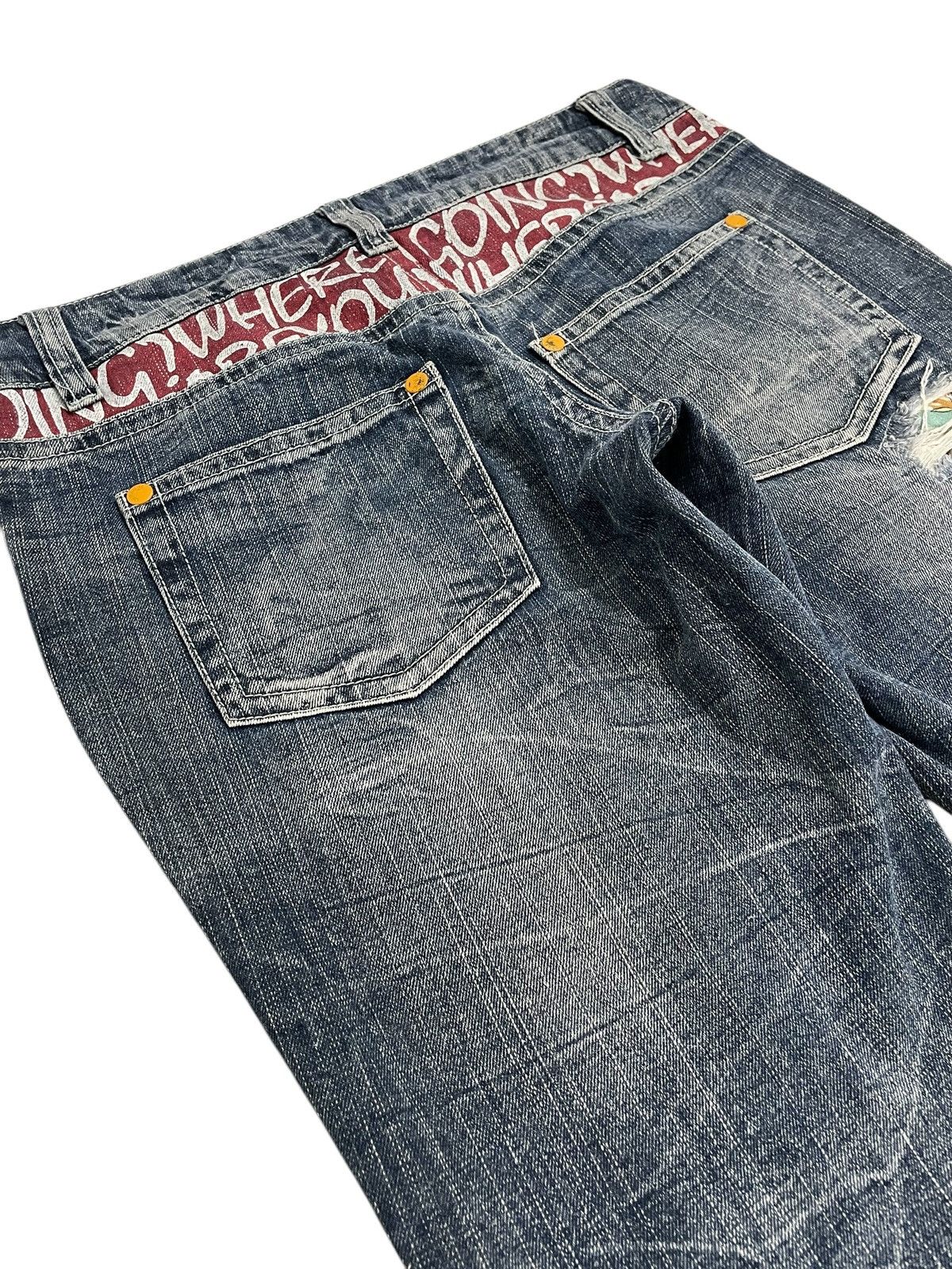 Isamu Katayama Backlash Distressed Patched The Vision Evolves Art Painting Size US 32 / EU 48 - 17 Thumbnail