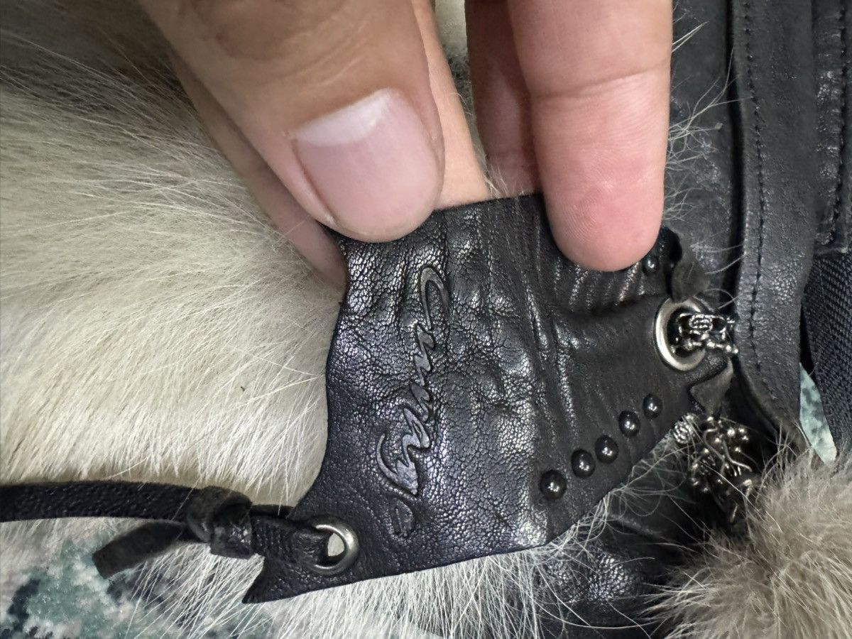 Japanese Brand × Leather CURAGE STUDDED FOX FUR LEATHER BAG Size ONE SIZE - 4 Thumbnail