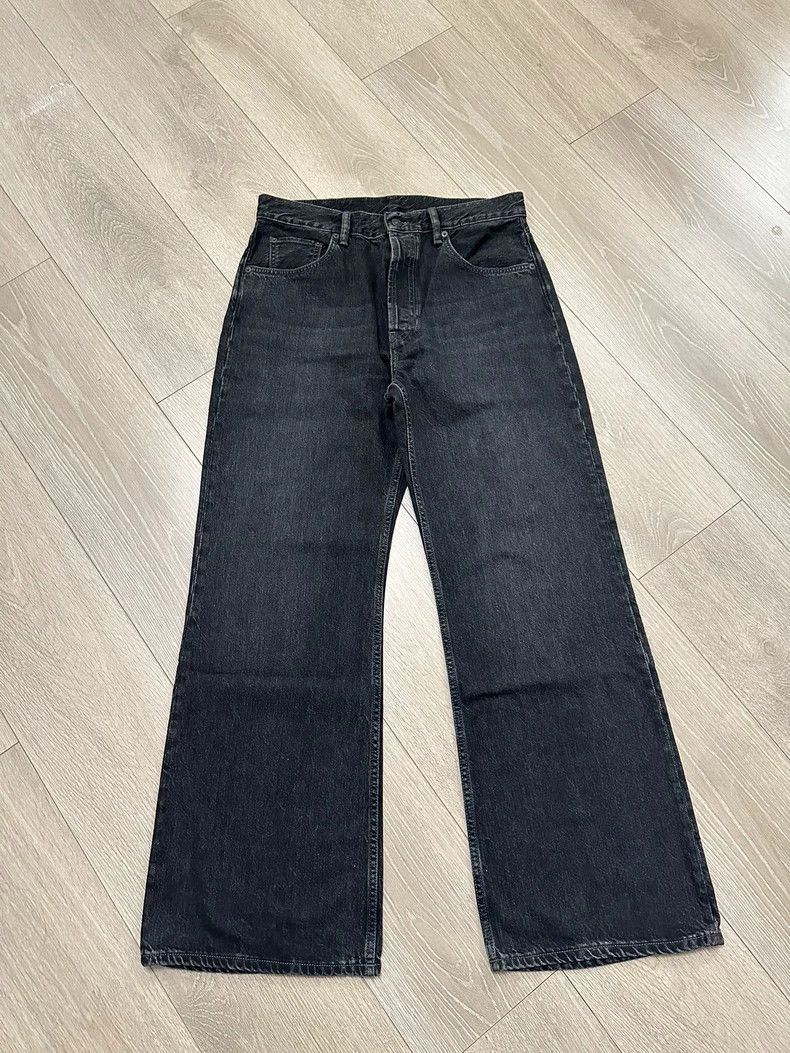 【美品】アクネ デニム フレア 1990 Washed Out Black 26 Acne Studios Acne Studios 1990 Washed Out Black Rigid | Grailed