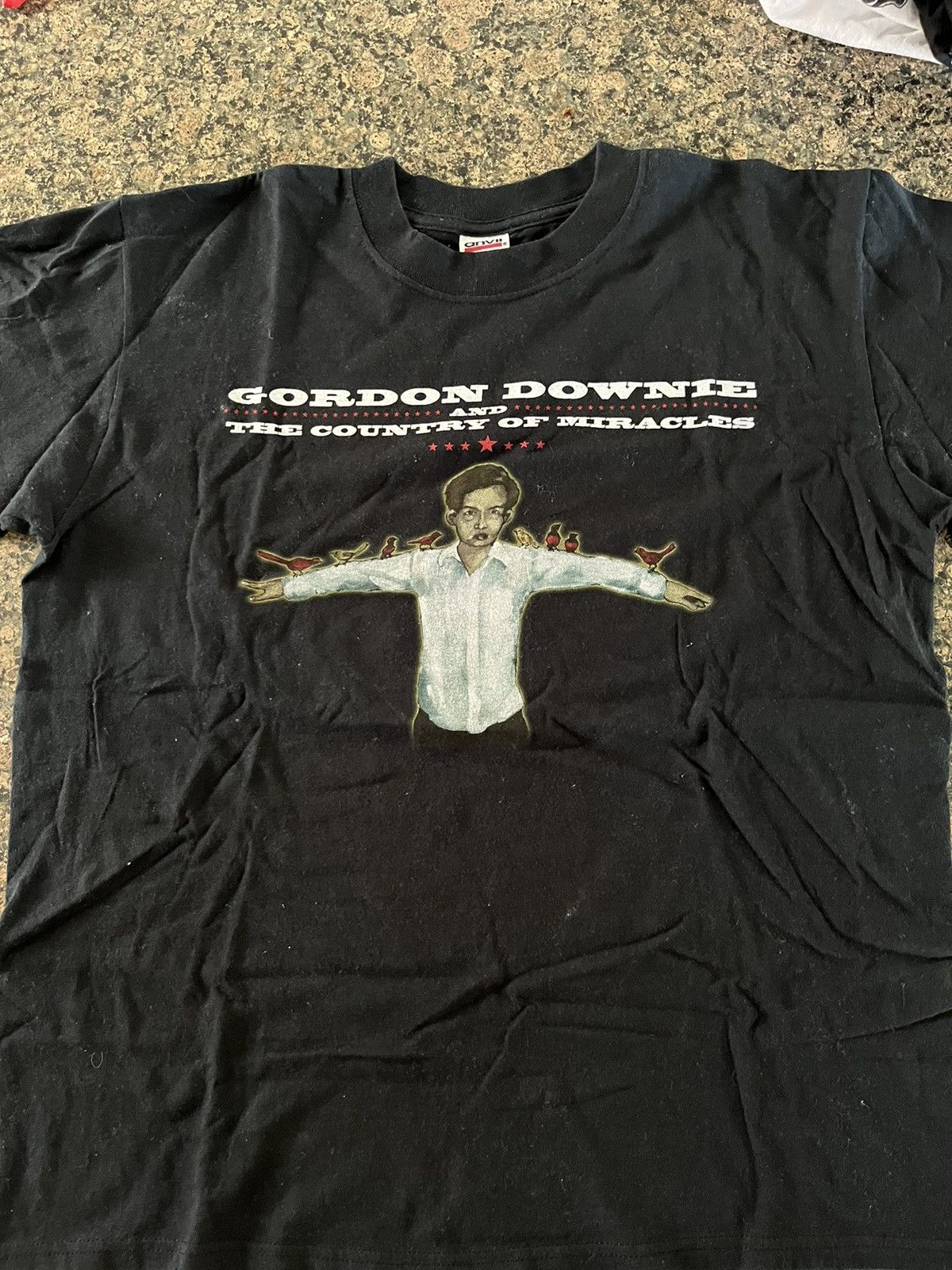 Vintage Vintage Tragically Hip Gord Downie Country of Miracles Size US L / EU 52-54 / 3 - 1 Thumbnail