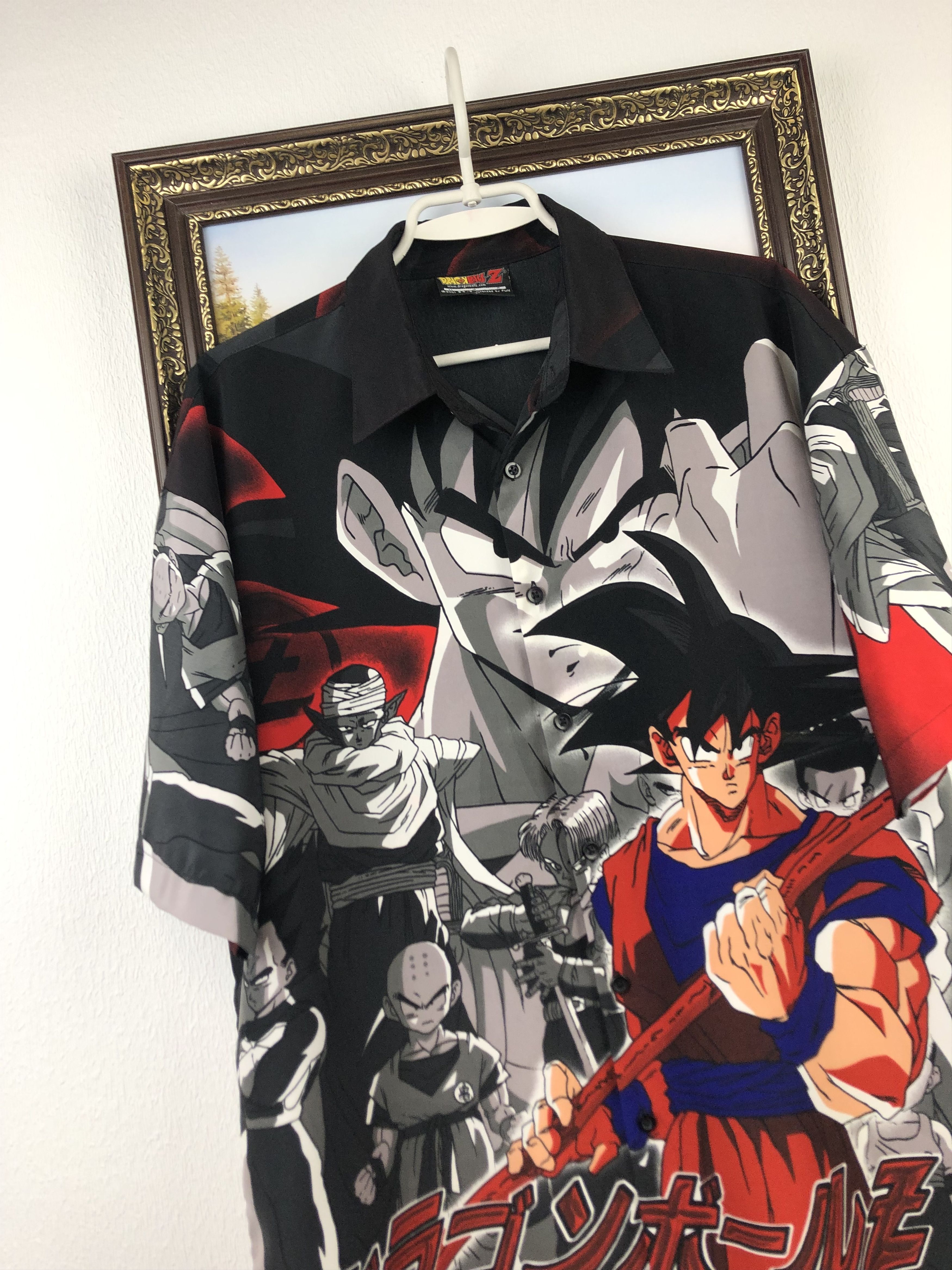 Anime Vintage Dragon Ball Z GOKU GT Shirt AOP Anime 2001 All Over Size US L / EU 52-54 / 3 - 3 Thumbnail