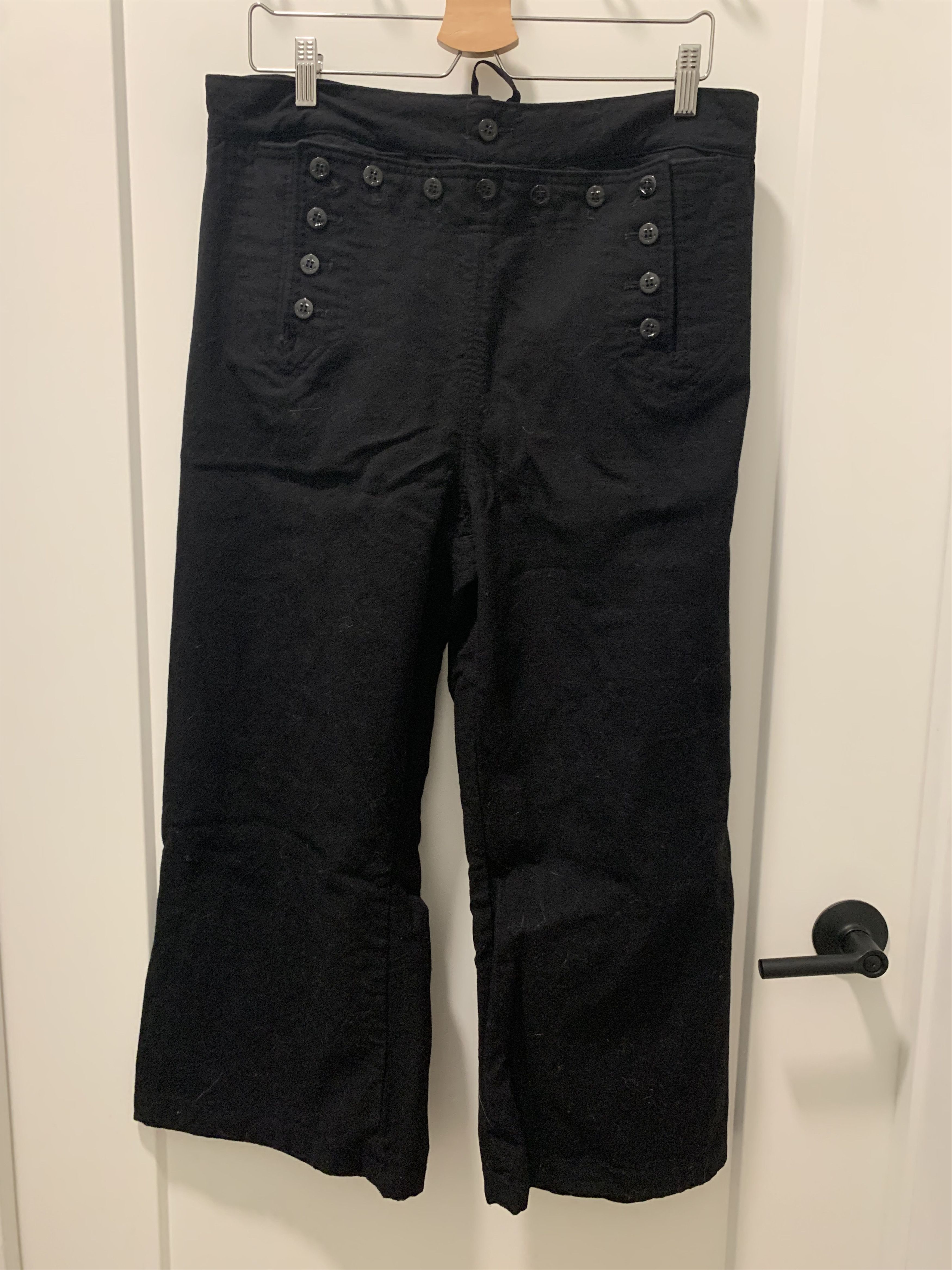 Vintage rare vintage military navy wool pants Size US 32 / EU 48 - 1 Thumbnail