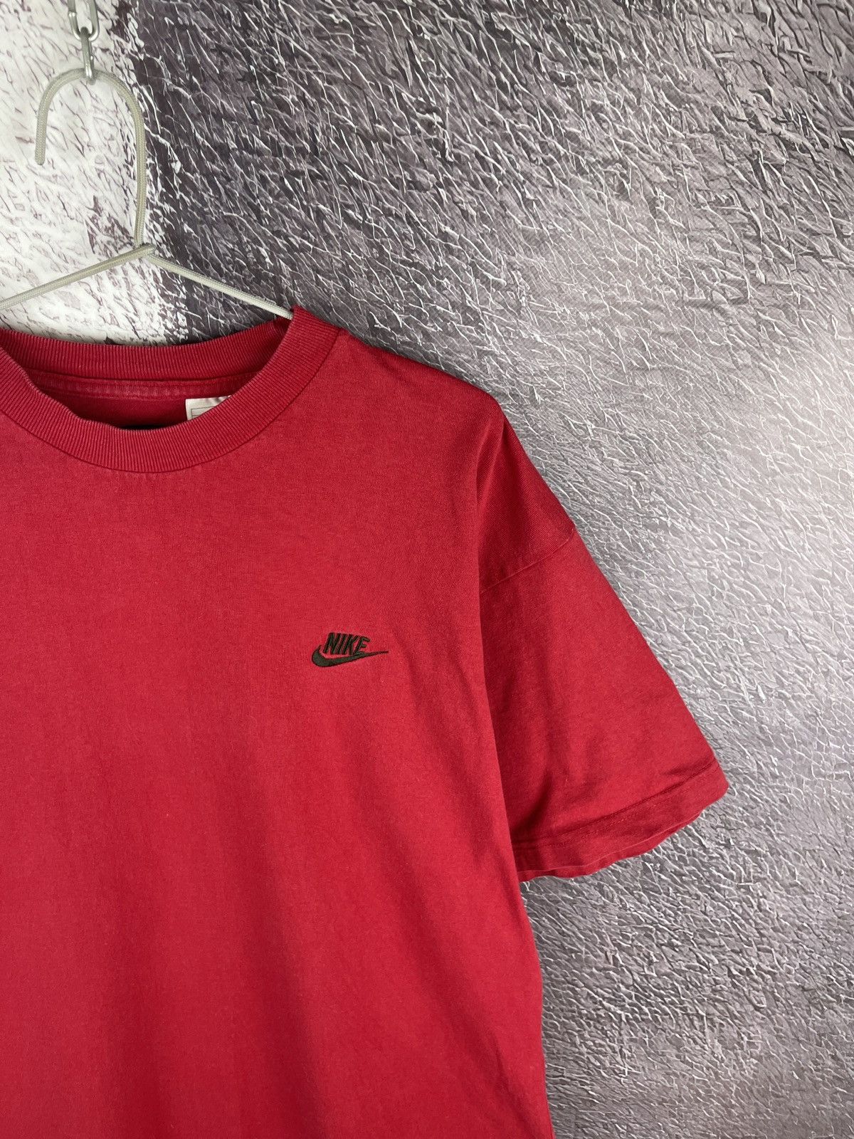Nike Nike vintage 80s 90s red basic tee shirt swoosh logo Size US M / EU 48-50 / 2 - 4 Thumbnail