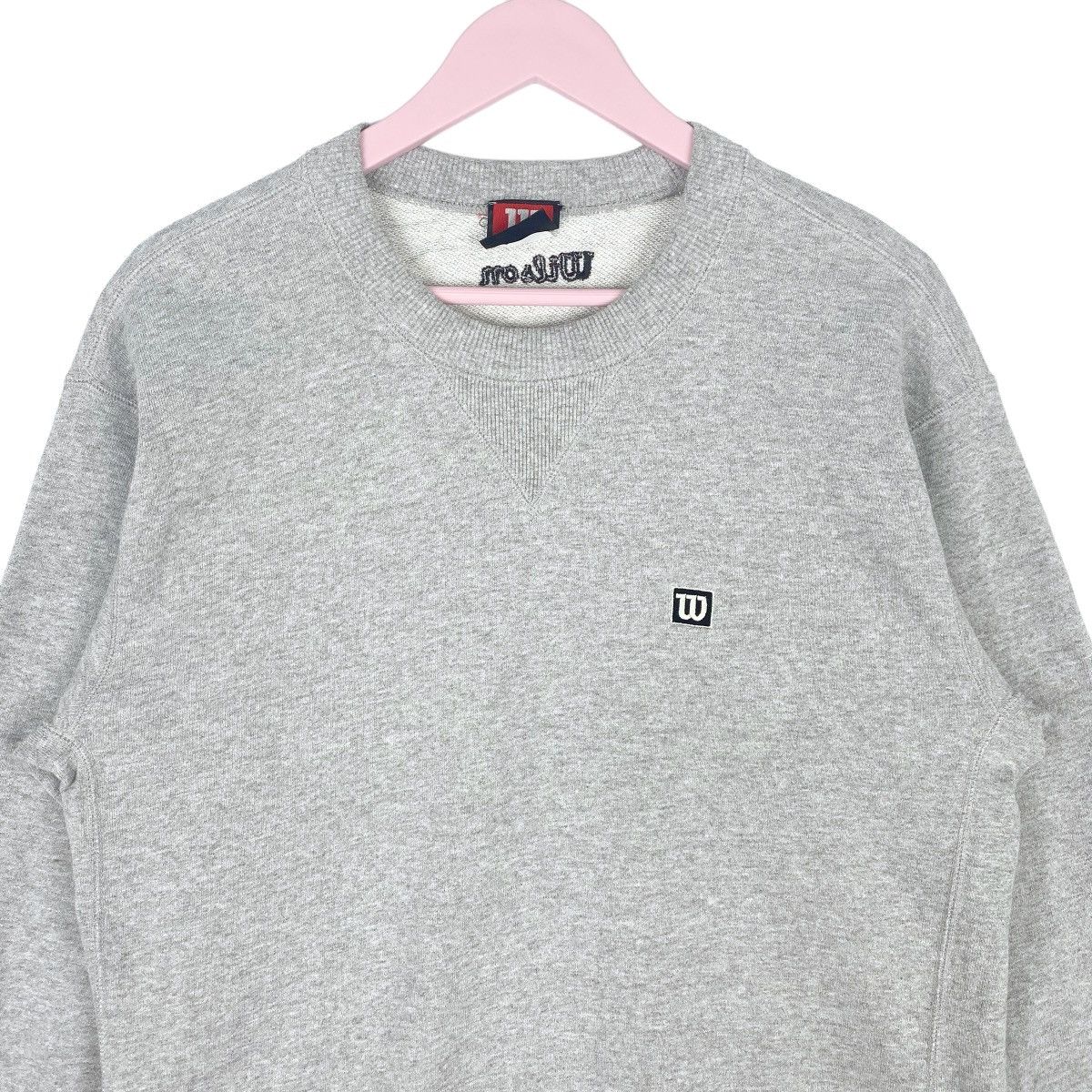 Wilson Wilson Embroidey Logo Sweatshirt Crewneck Pullover Jumper Size US M / EU 48-50 / 2 - 2 Thumbnail