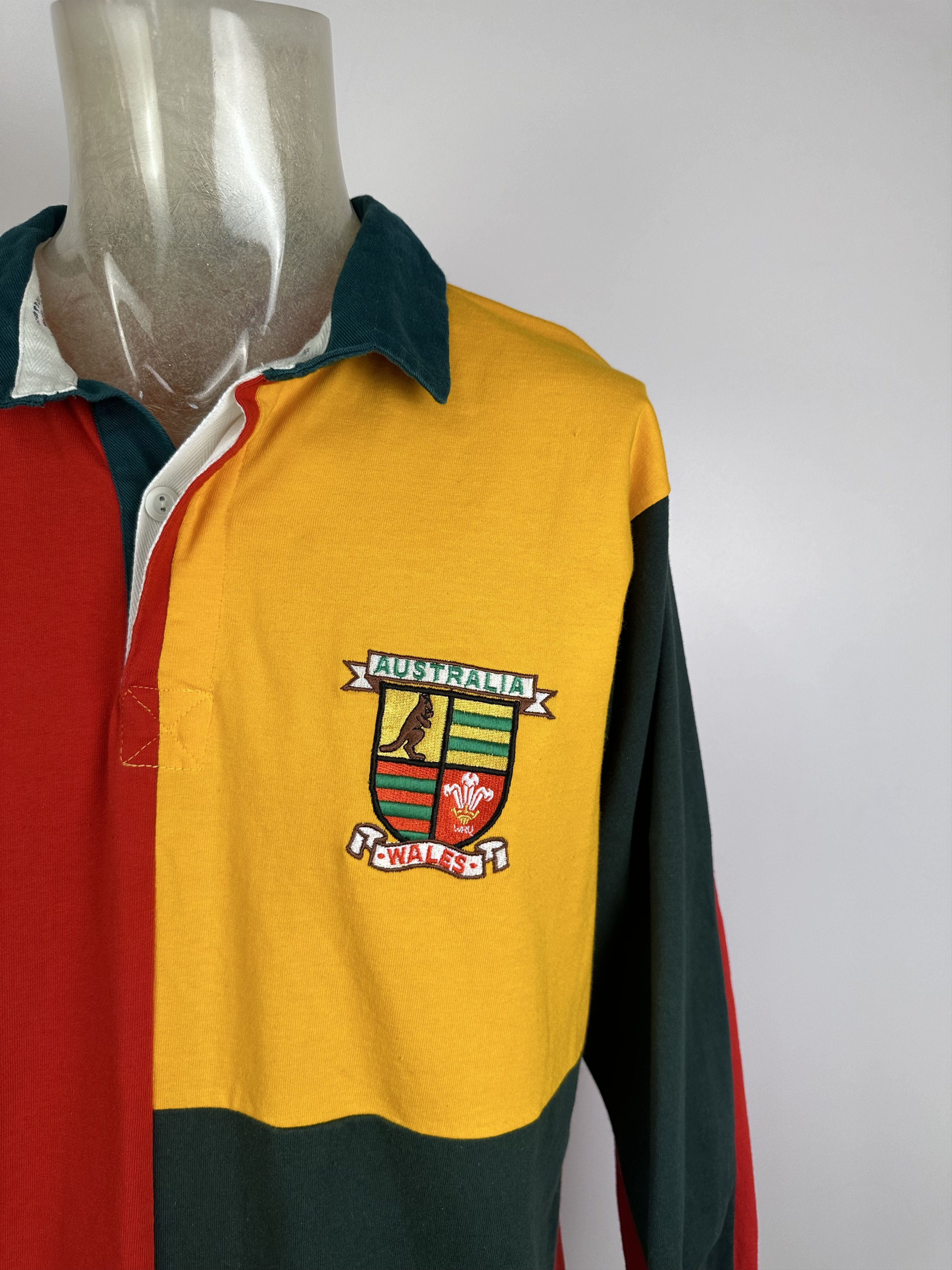 Vintage 1996 Wales v Australia Rugby Union Shirt Jersey Size US L / EU 52-54 / 3 - 2 Thumbnail