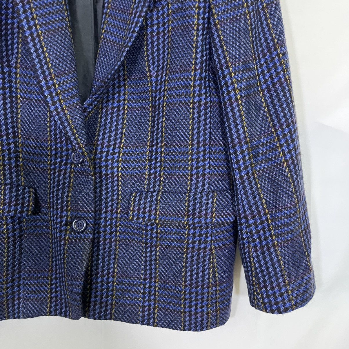 Vintage VINTAGE ADDENDA PLAID WOOL COAT BLAZER Size M / US 6-8 / IT 42-44 - 3 Thumbnail