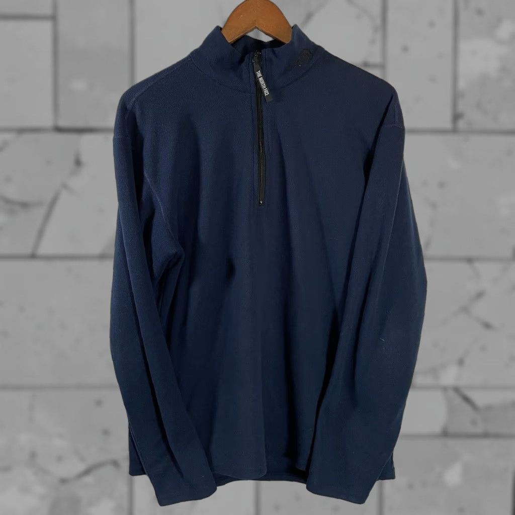 The North Face The North Face 100% Polyester Blue Windbreaker Half-Zip Jacket Mens Size M Blue Polyester The North Face Jacket Zip Regular Men Size M Size US M / EU 48-50 / 2 - 1 Thumbnail