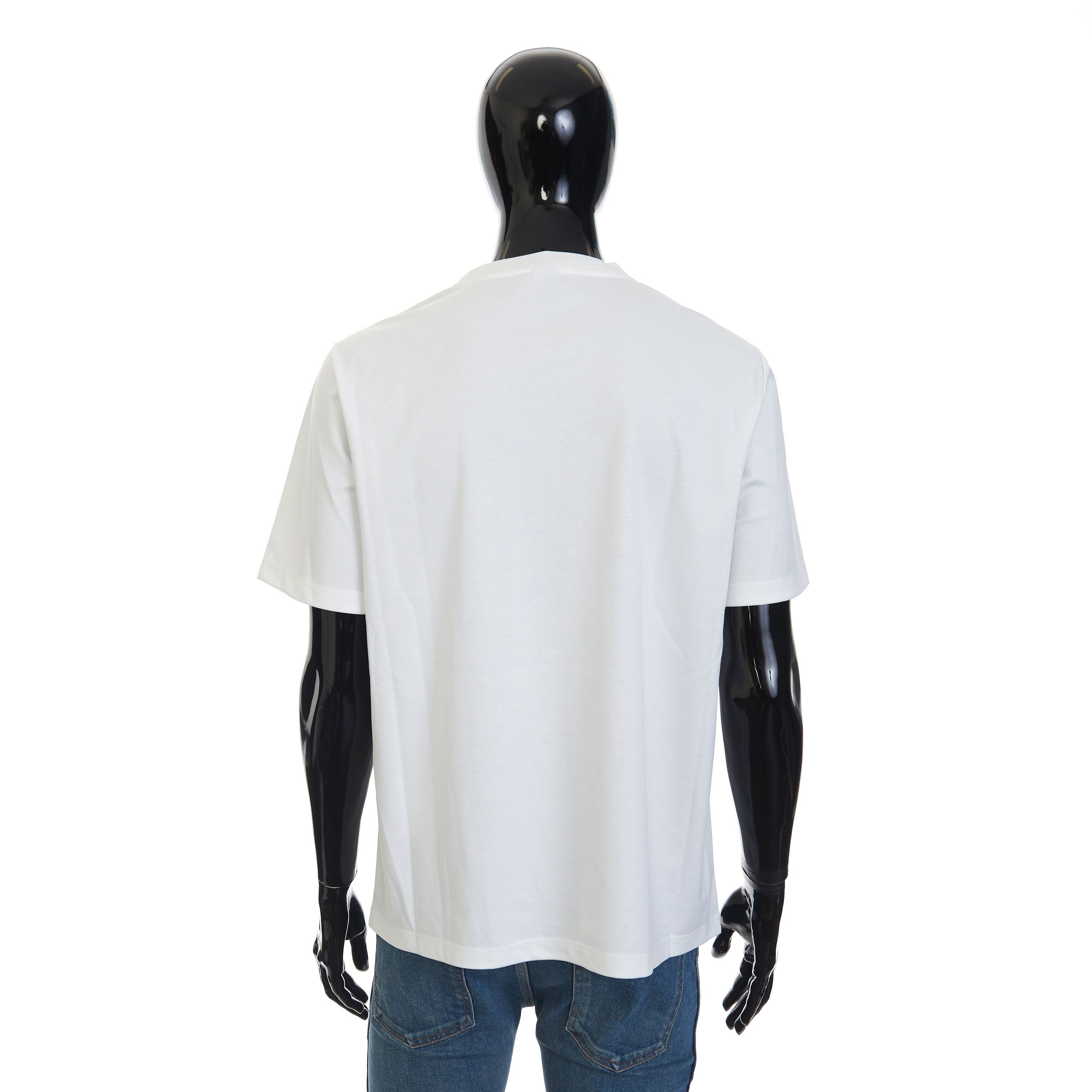 Berluti Embroidered Scritto T-shirt In White Cotton Size US M / EU 48-50 / 2 - 5 Thumbnail