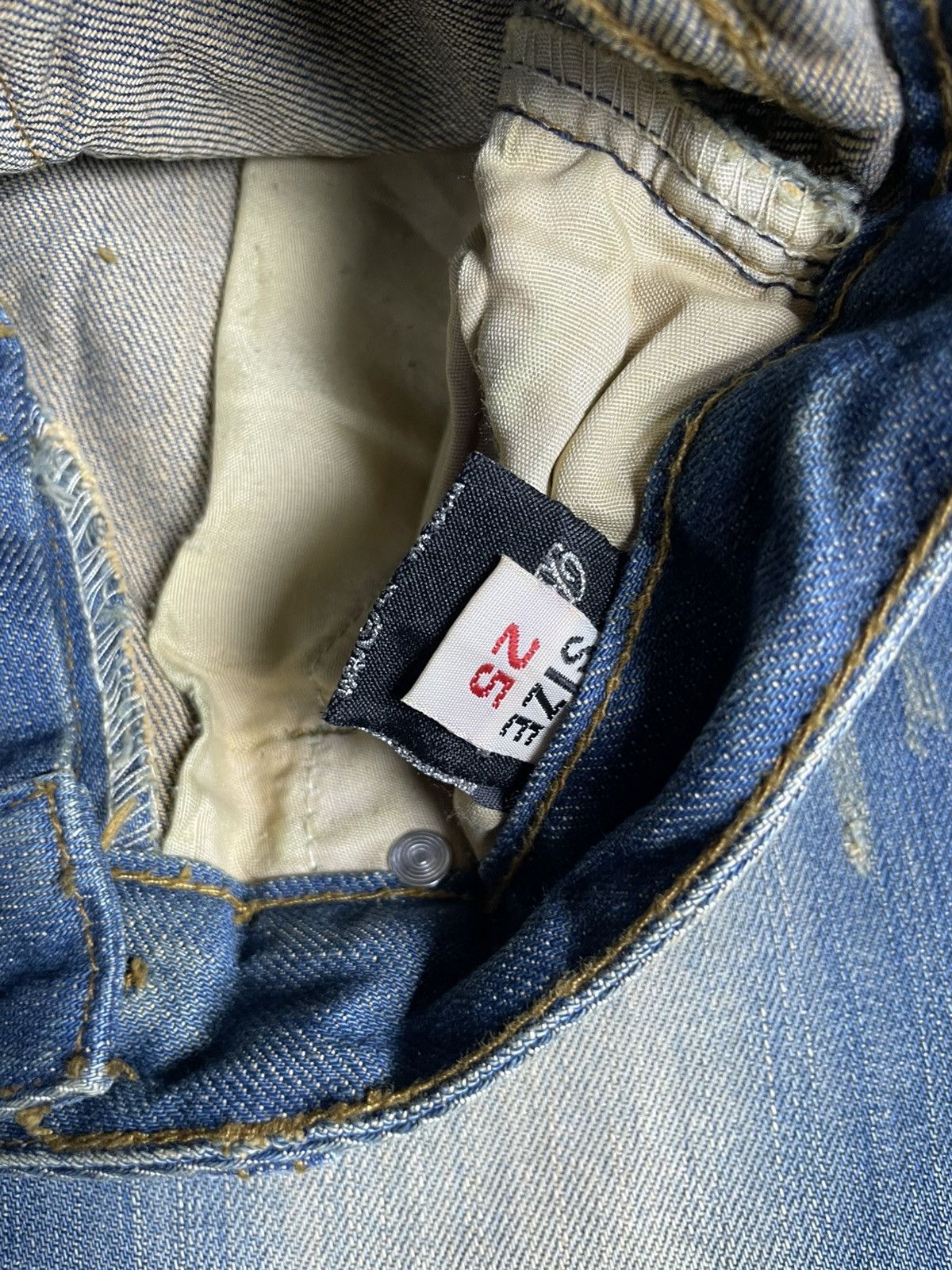 Tornado Mart 00s Y2K Fade Low Rise Jeans Miss Sixty DG LGB Hysteric Vibe Size 25" / US 0 / IT 36 - 10 Thumbnail