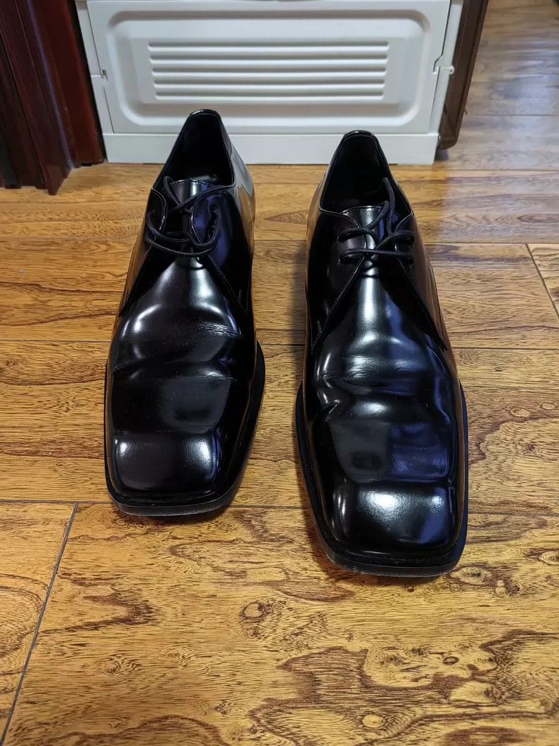 Saint Laurent Paris Saint Laurent Paris Dress Leather Shoes 2505-Nextarrow Size US 7.5 / EU 40-41 - 1 Thumbnail
