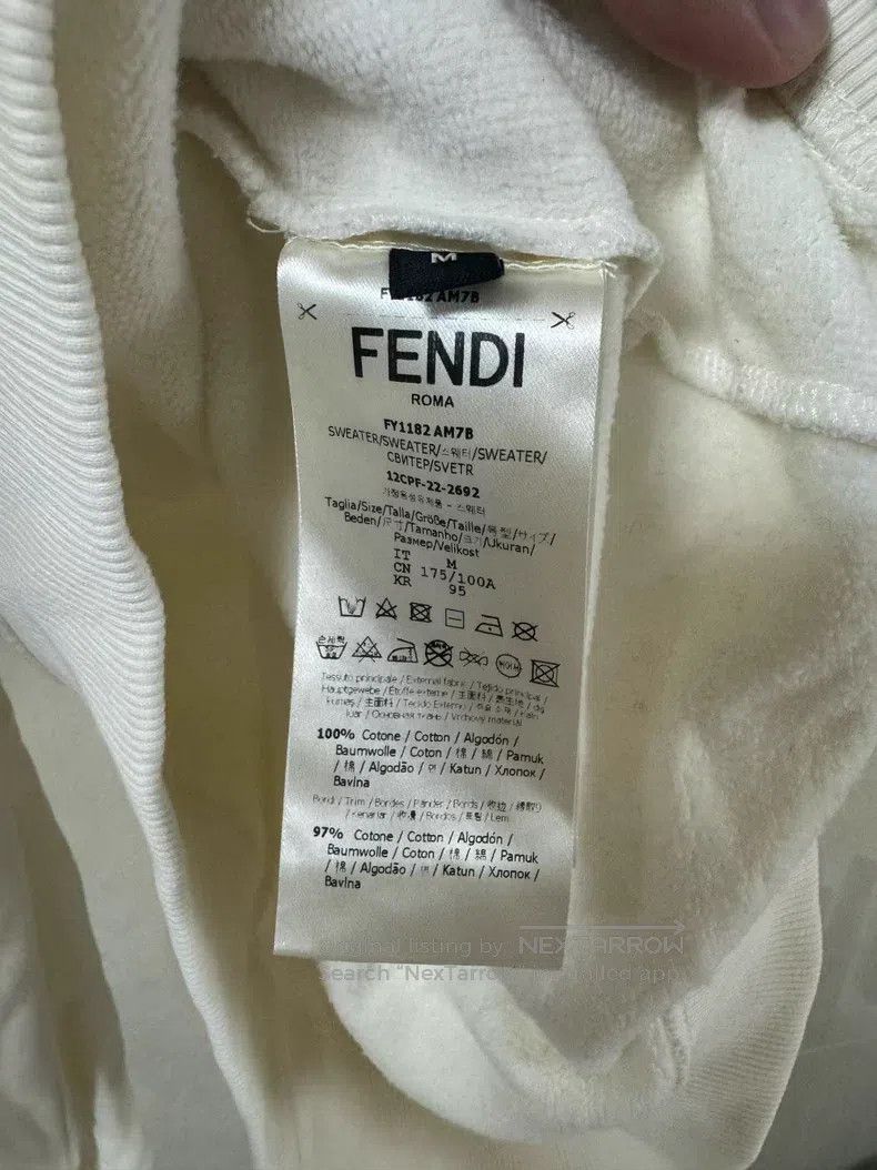 Fendi Fendi Sweatshirt with Arm Pockets and Double F Letter Size US M / EU 48-50 / 2 - 4 Thumbnail