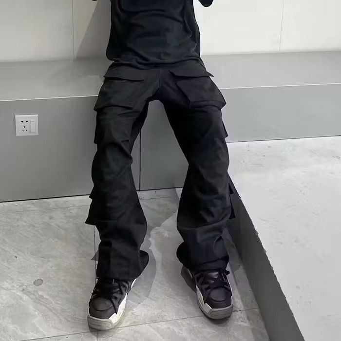 Japanese Brand × Vintage Black Cargo Pant Size US 30 / EU 46 - 1 Thumbnail