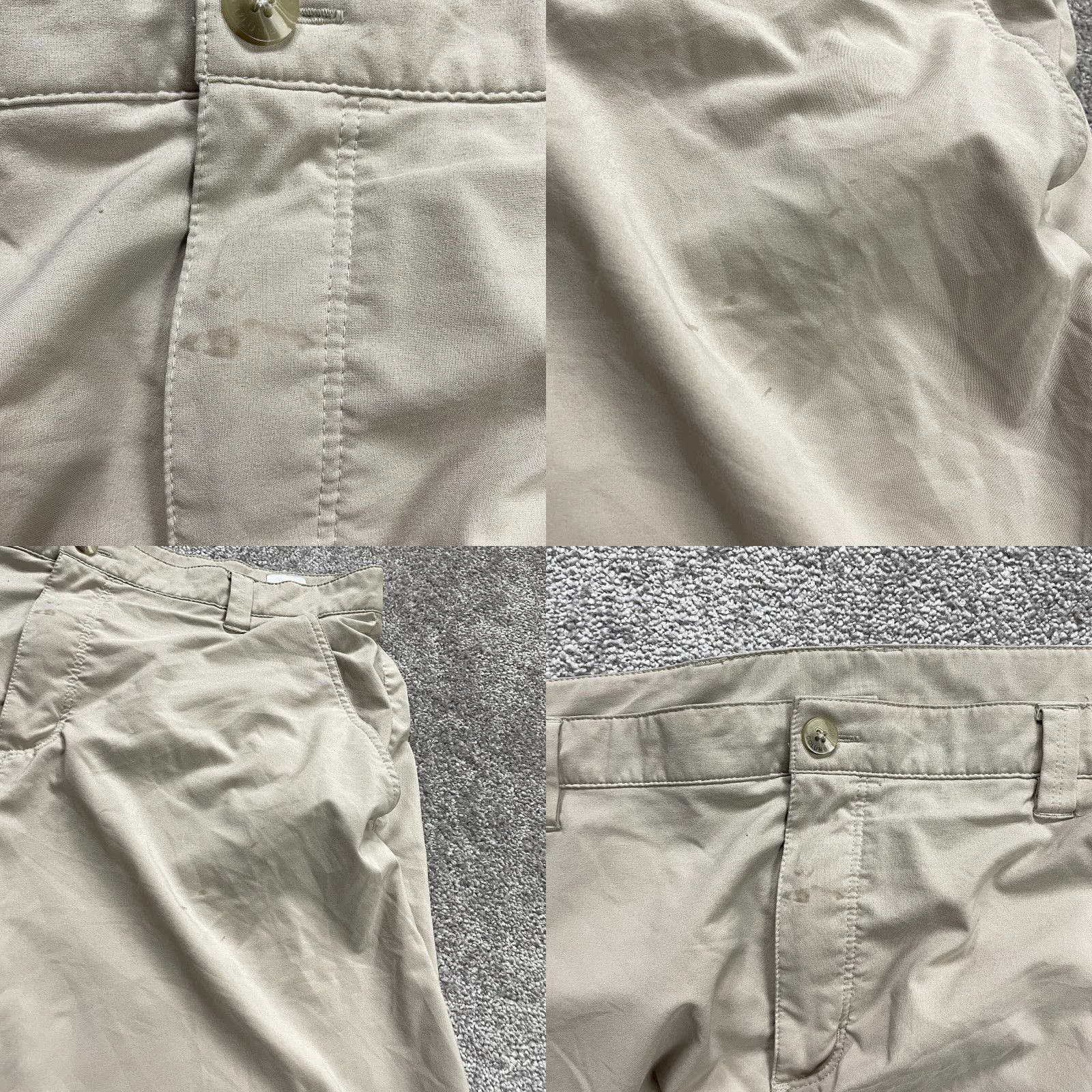 Vintage Columbia PFG Omni Shield Shorts 40x9 Beige Stretch Active Outdoor Golf Men Size US 38 / EU 54 - 8 Thumbnail