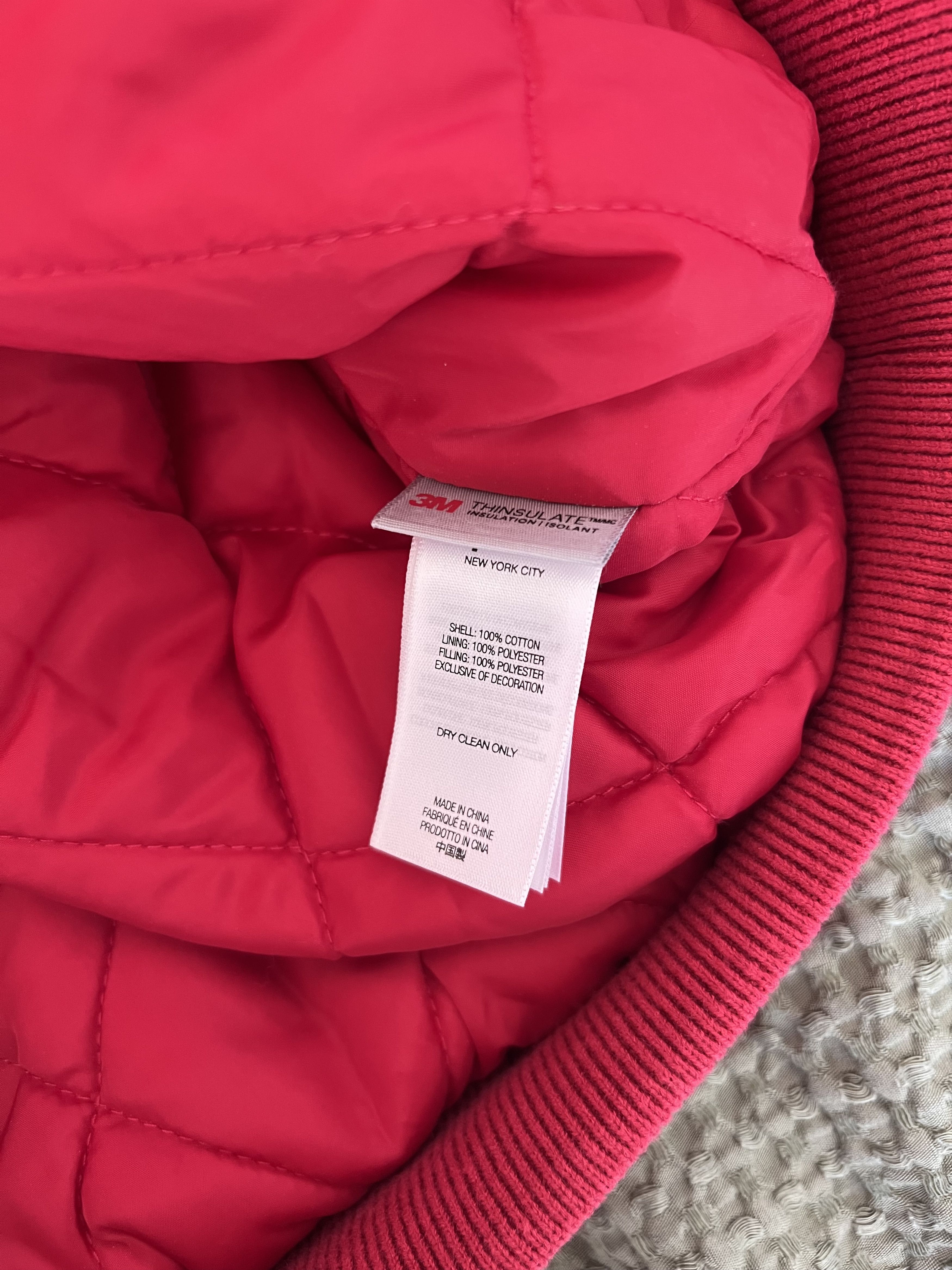 Supreme Supreme Bandana Jacquard Denim Work Jacket in Red