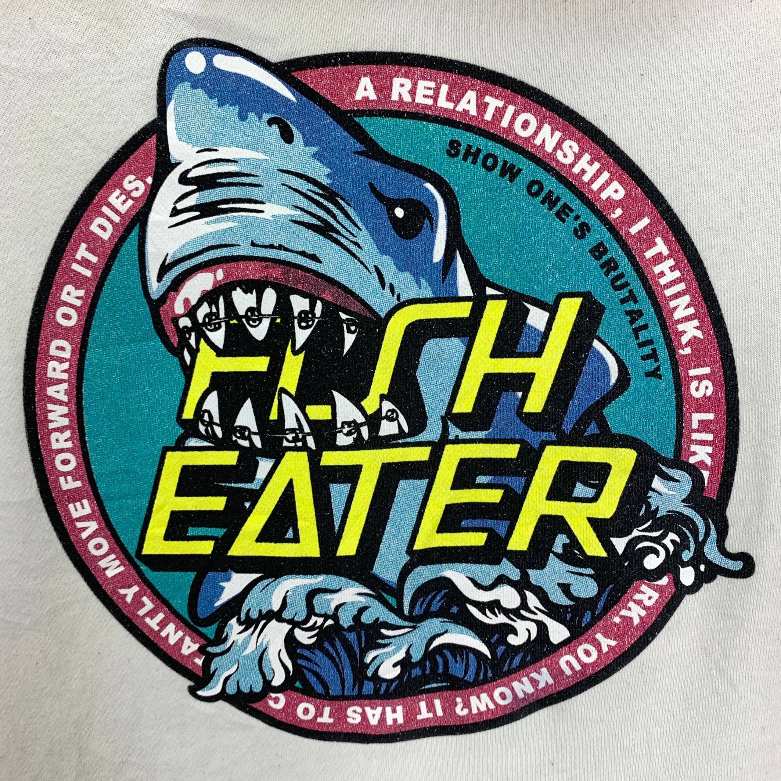 Japanese Brand Fish Eater Predator by WEGO STANDARD Hoodie #2582/V Size US M / EU 48-50 / 2 - 2 Thumbnail