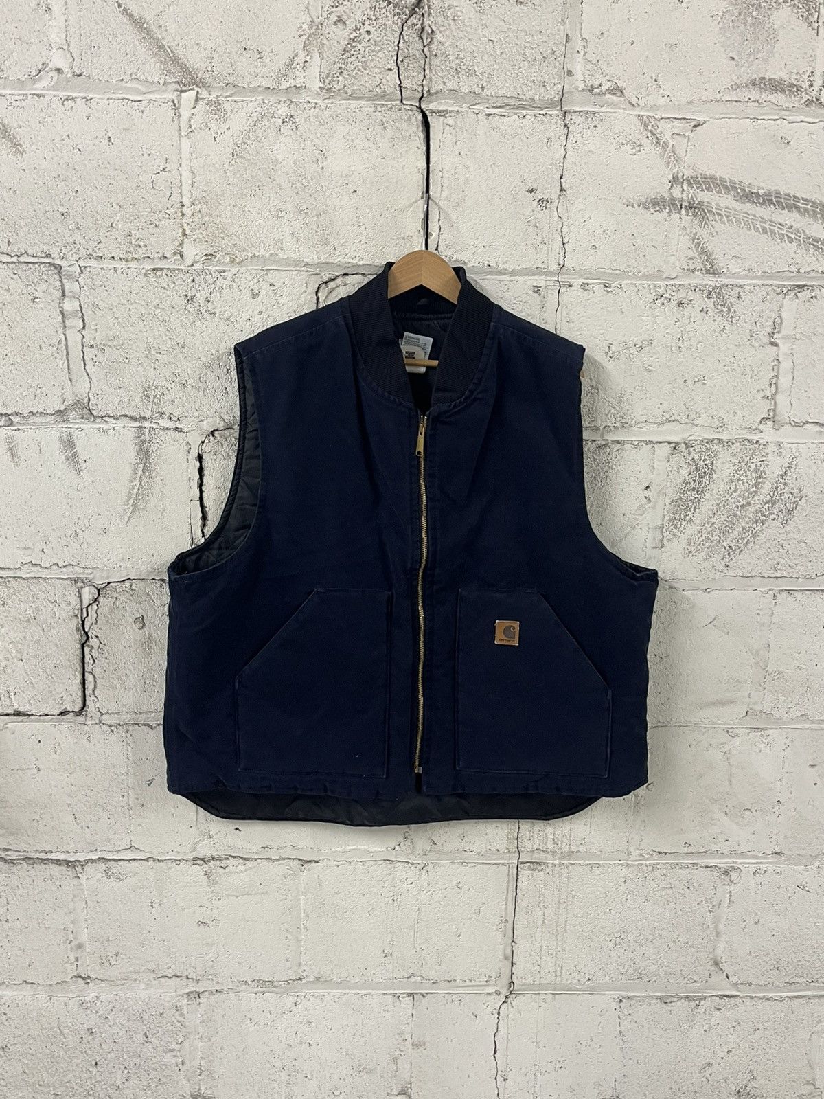 Carhartt Carhartt vintage vo2 MDT navy blue vest streetwear rare hype Size US XXL / EU 58 / 5 - 2 Thumbnail