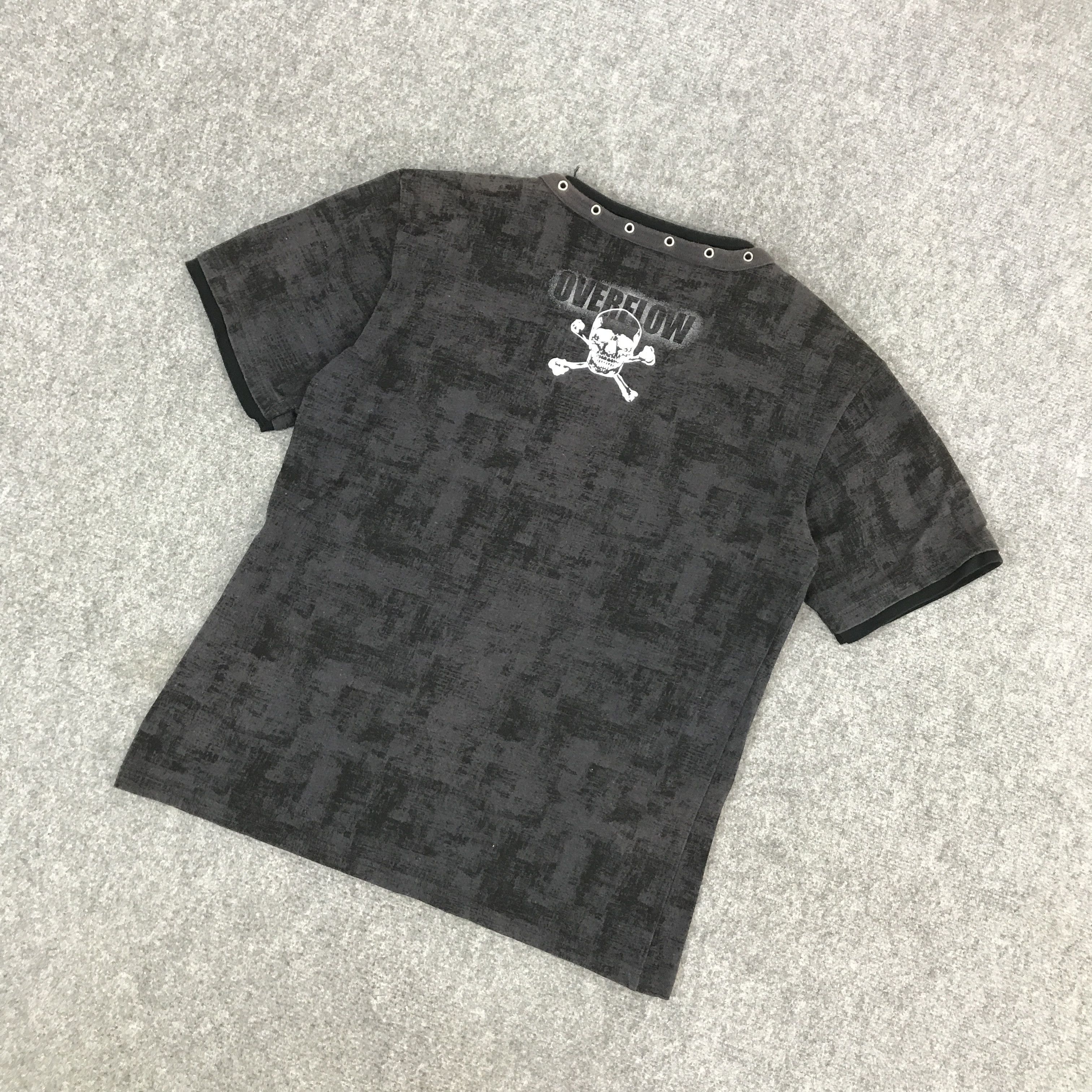 If Six Was Nine × Japanese Brand × KMRii BEAUMERE JAPAN BRAND OVERFLOW DESIGN SKULLTSHIRTS Size US L / EU 52-54 / 3 - 6 Thumbnail